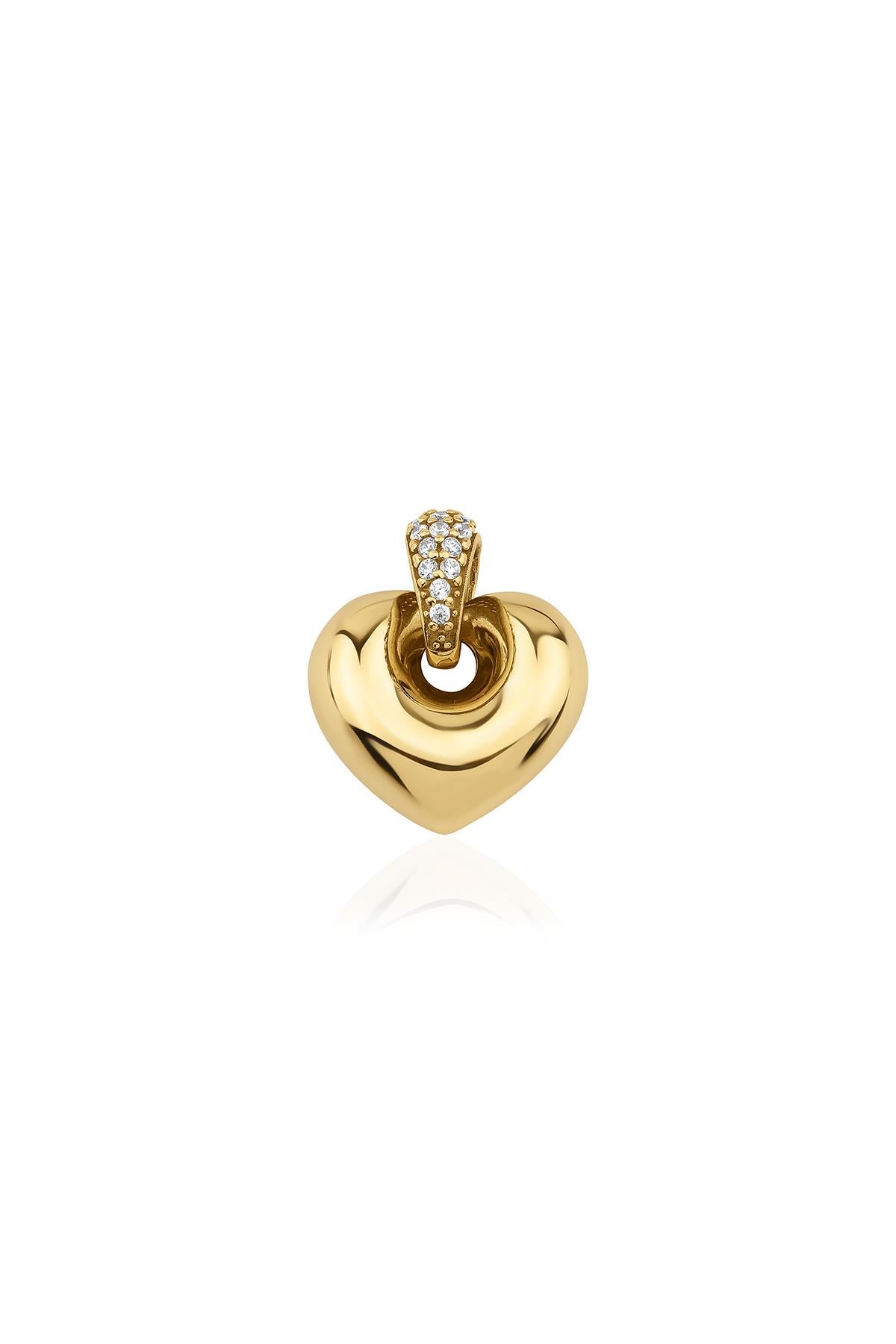 14K Alluring Heart Pendant
