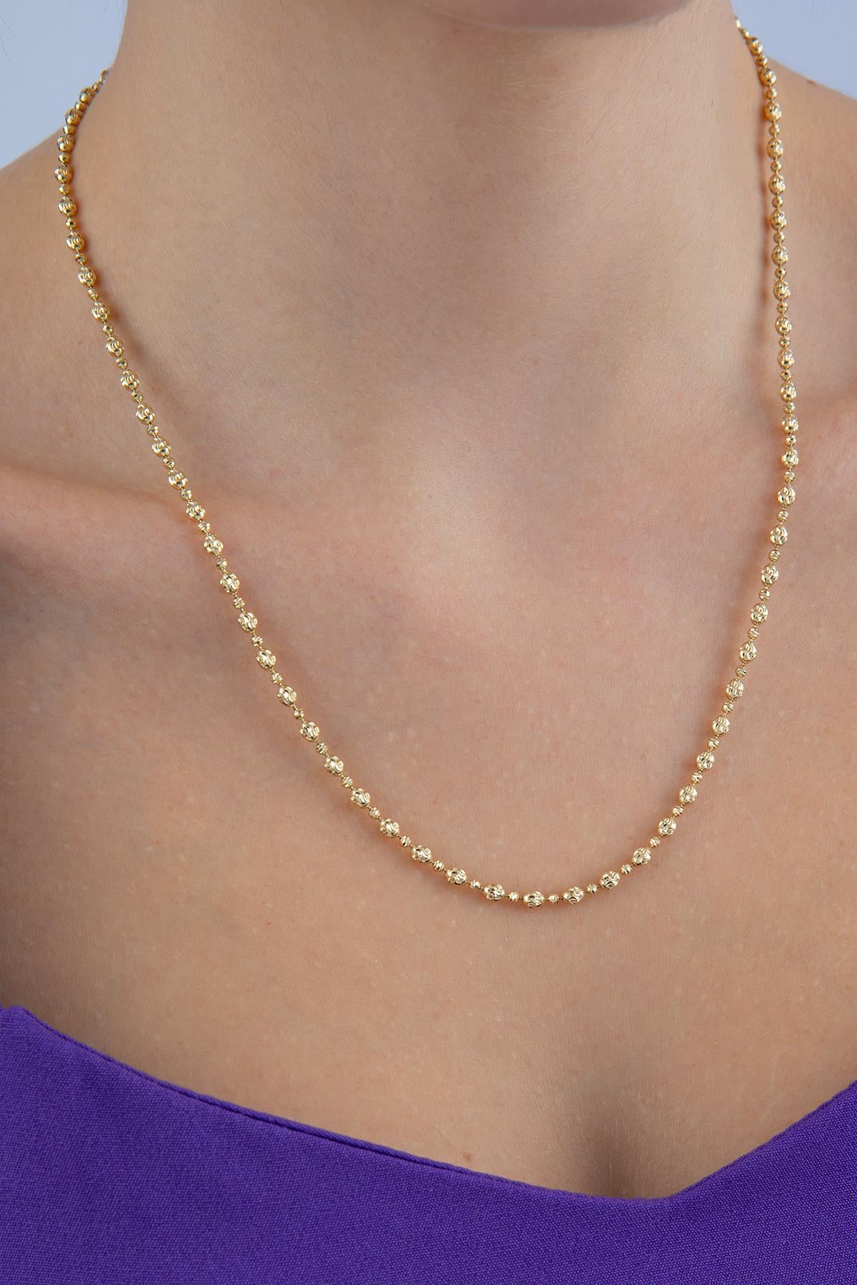 14K Gold Abelia Luxury Chain