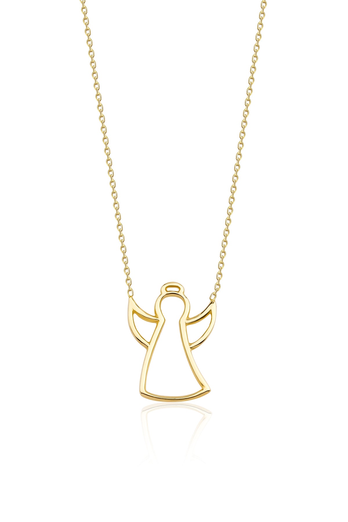14K Gold Angel Necklace