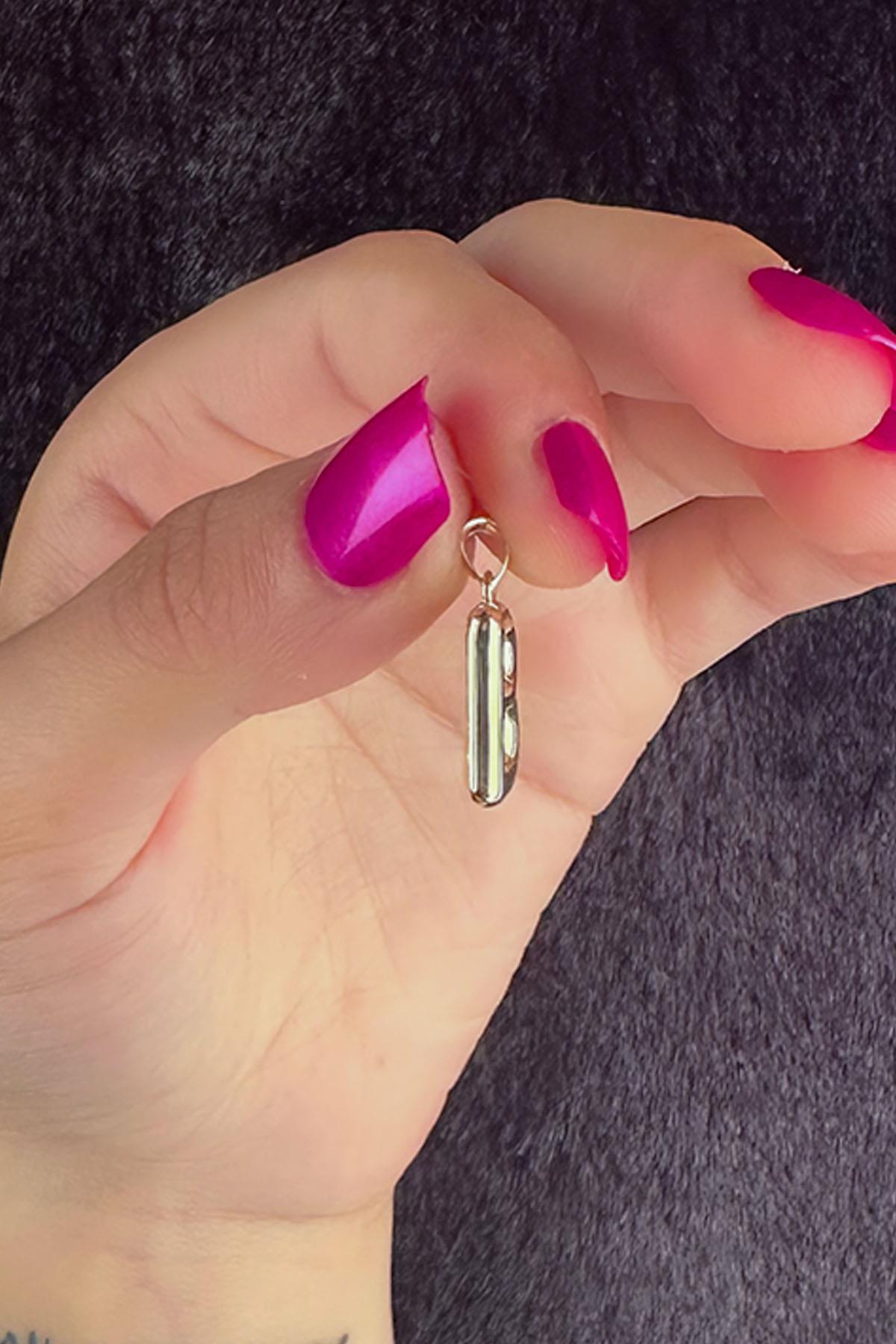 14K Solid Gold B Letter Charm