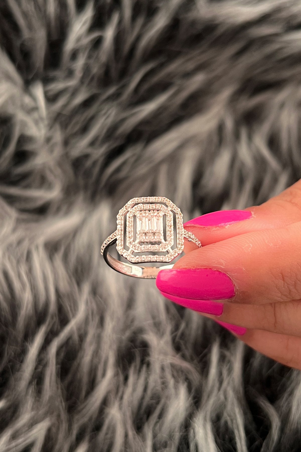 14K Gold Baguette Ring