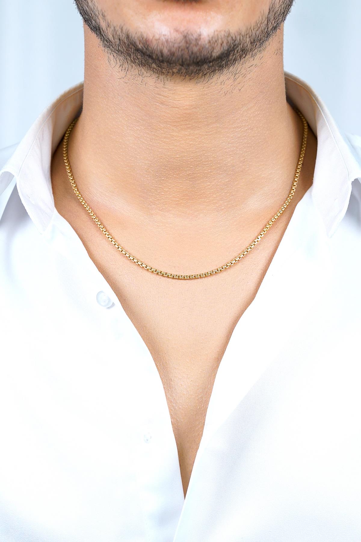 14K Gold Box Chain 0.102 inch