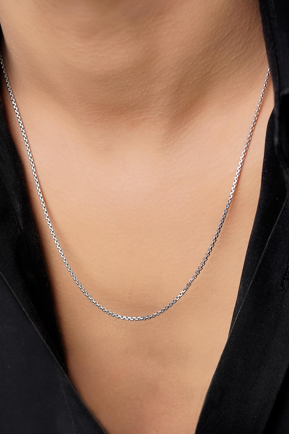 14K Solid Gold Box Chain