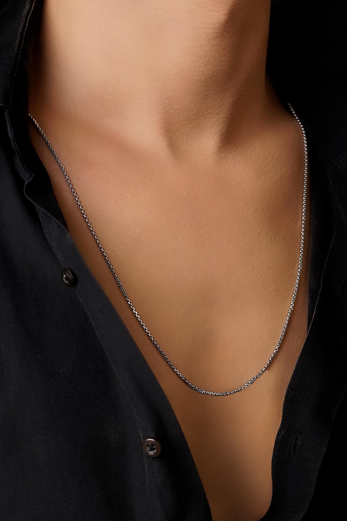 14K Solid Gold Box Chain