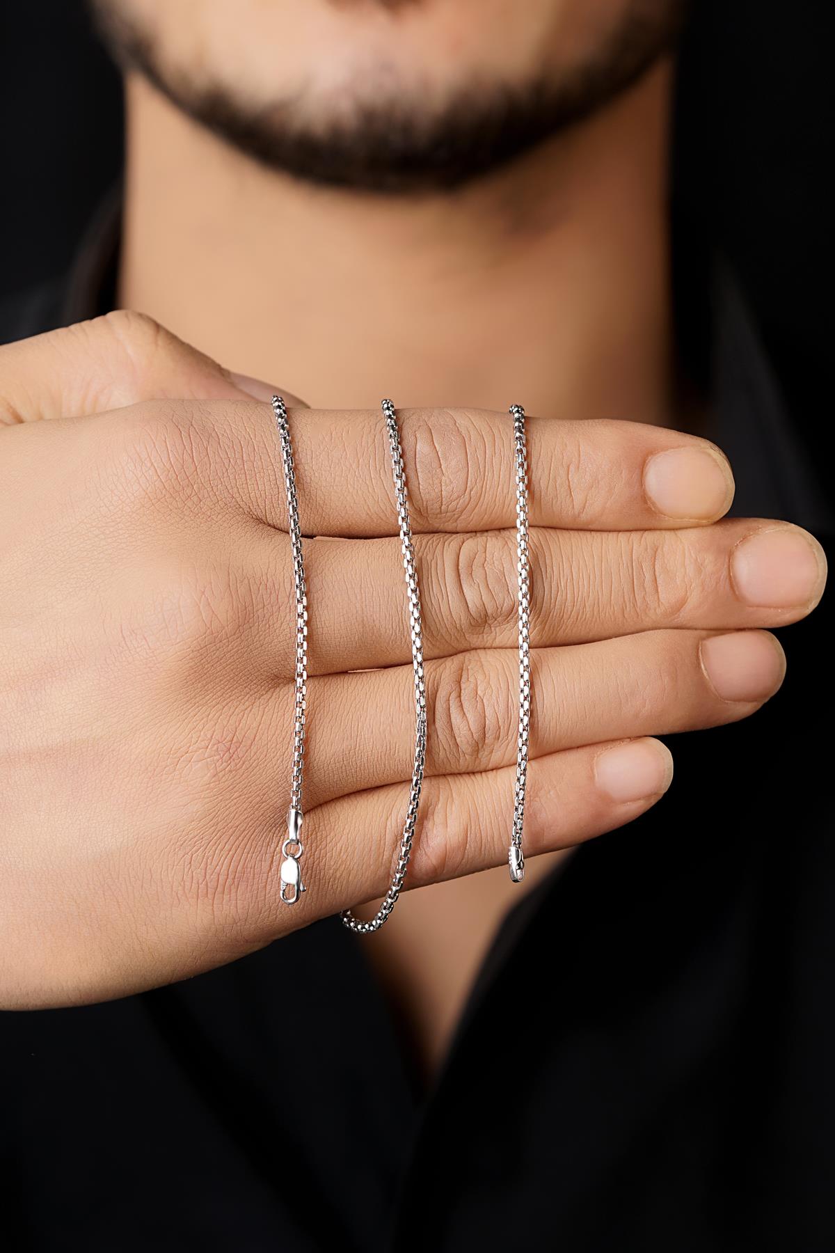 14K Solid Gold Box Chain