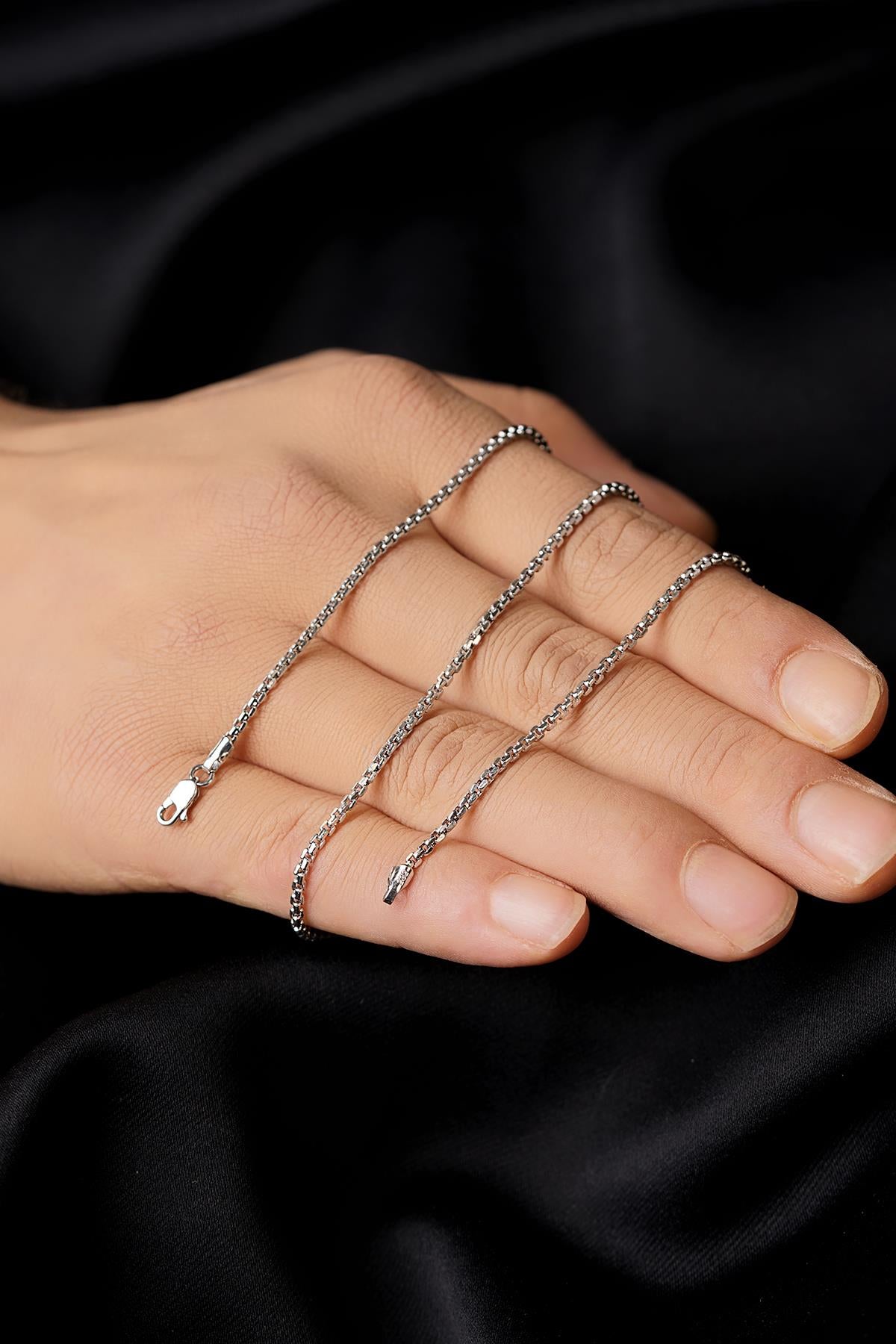 14K Solid Gold Box Chain