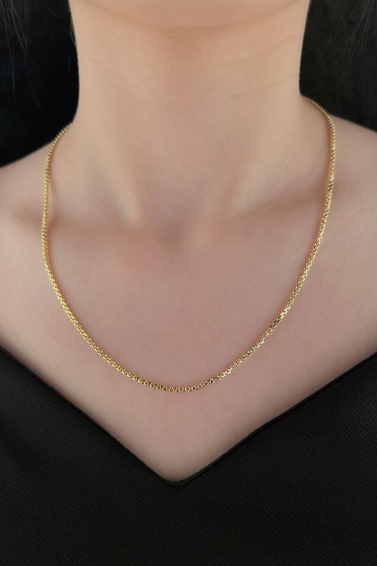 14K Gold Box Chain