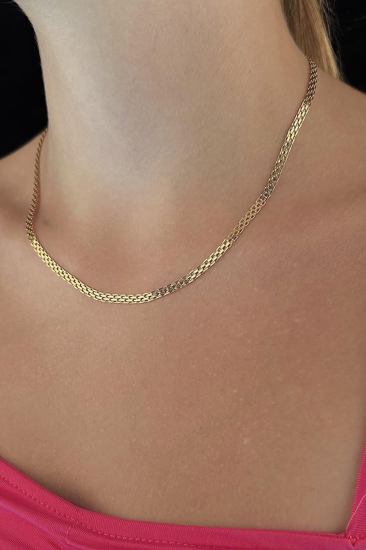 14K Gold Candere Roosevelt Cable Chain