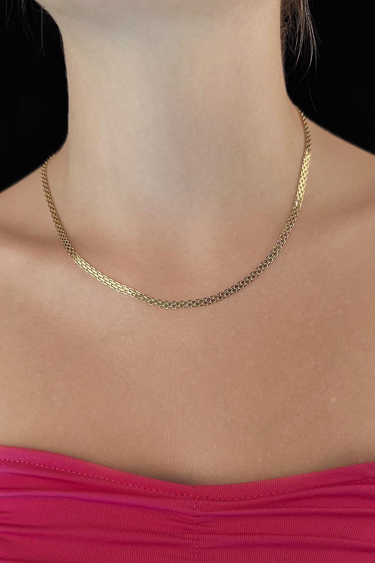 14K Gold Candere Roosevelt Cable Chain