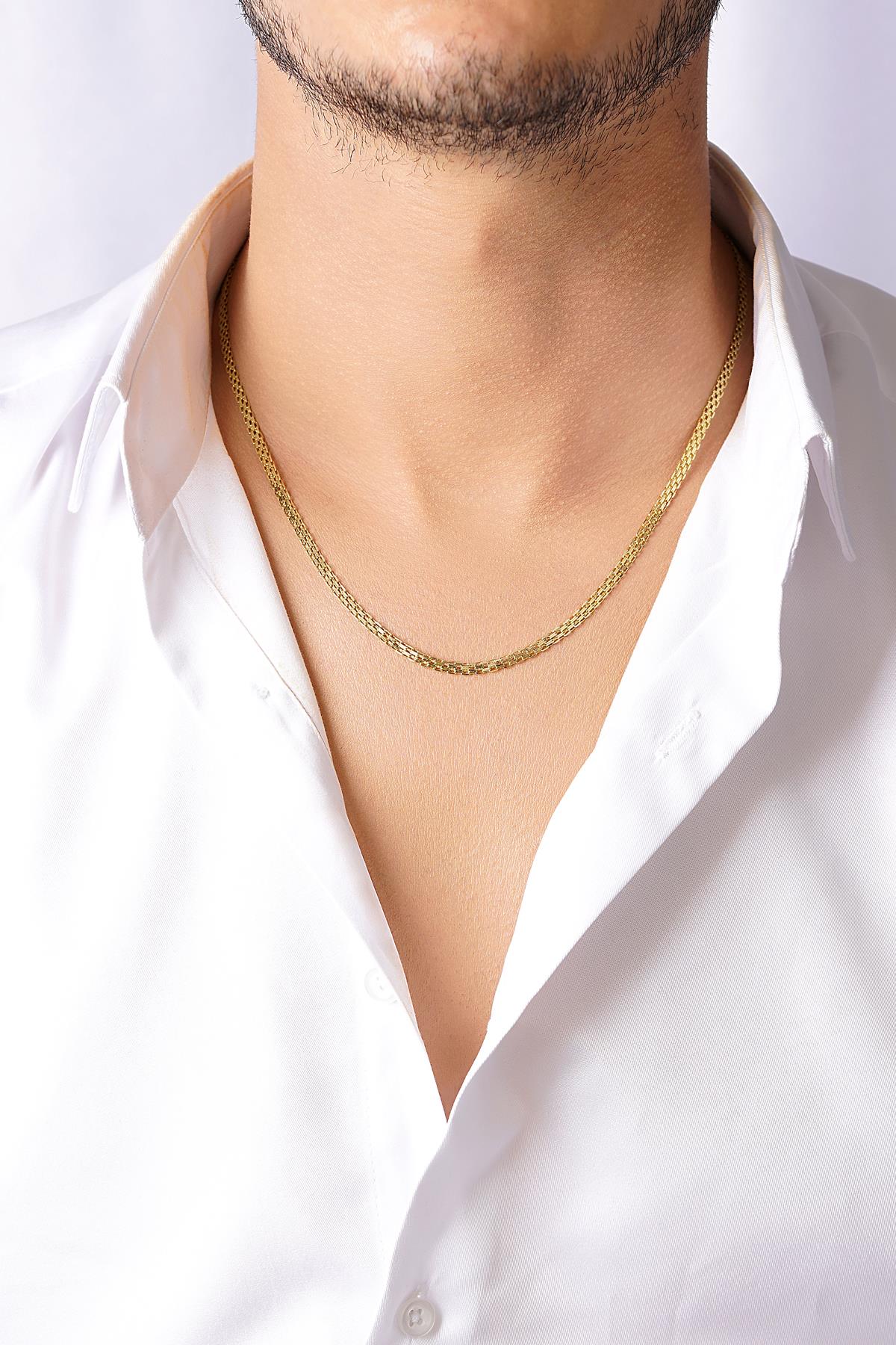 14K Gold Candere Roosevelt Cable Chain