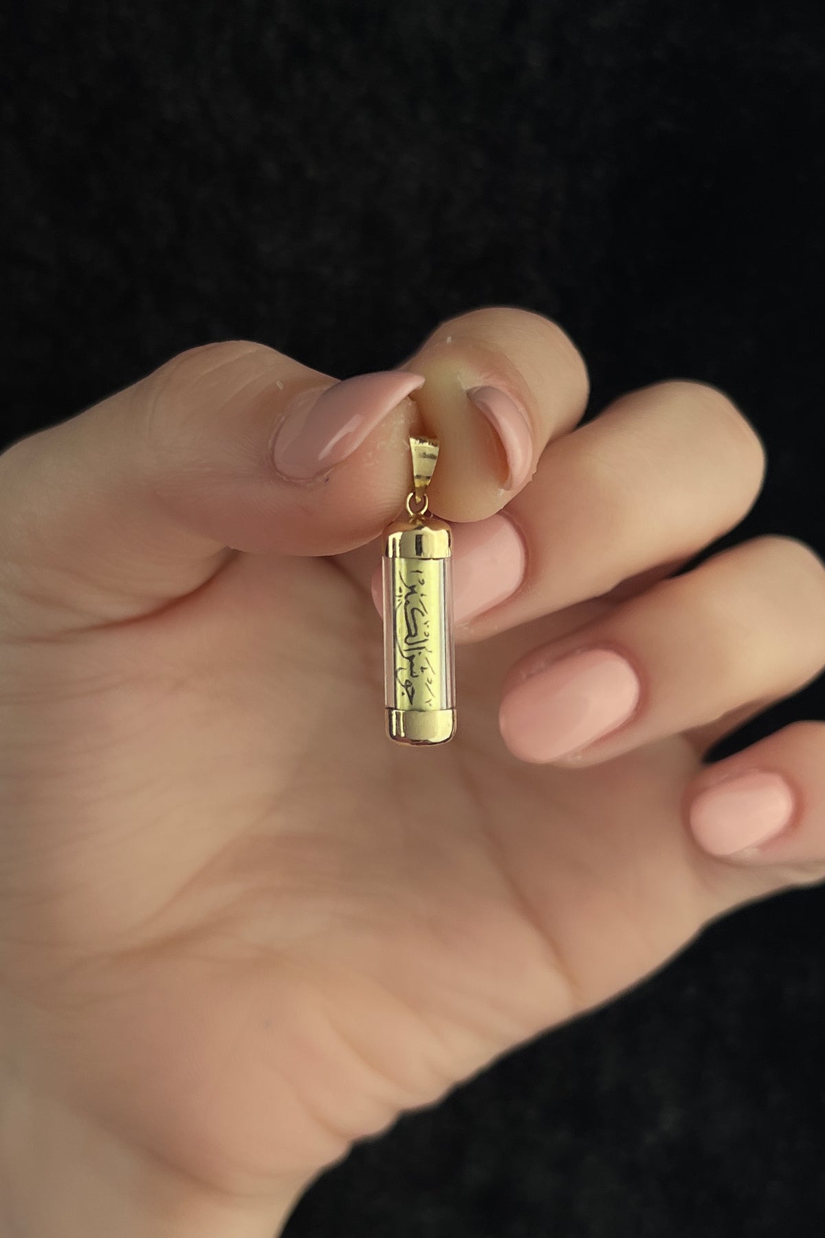 14K Solid Gold Cevsen Charm
