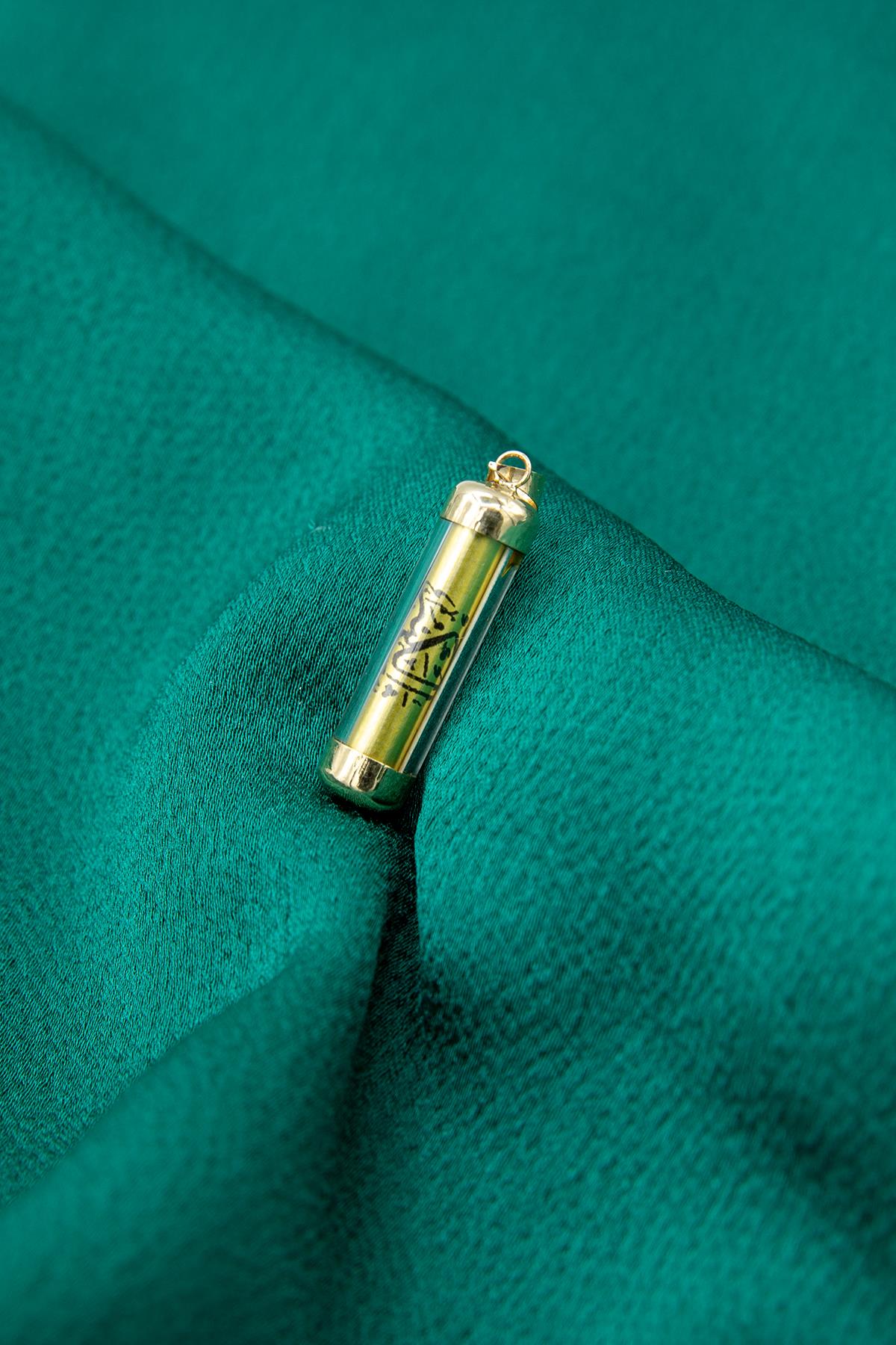 14K Solid Gold Cevsen Charm