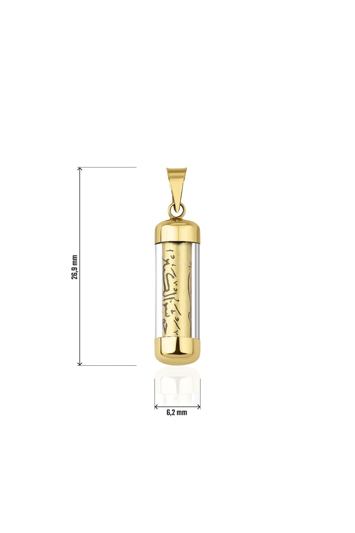 14K Gold Cevsen Charm