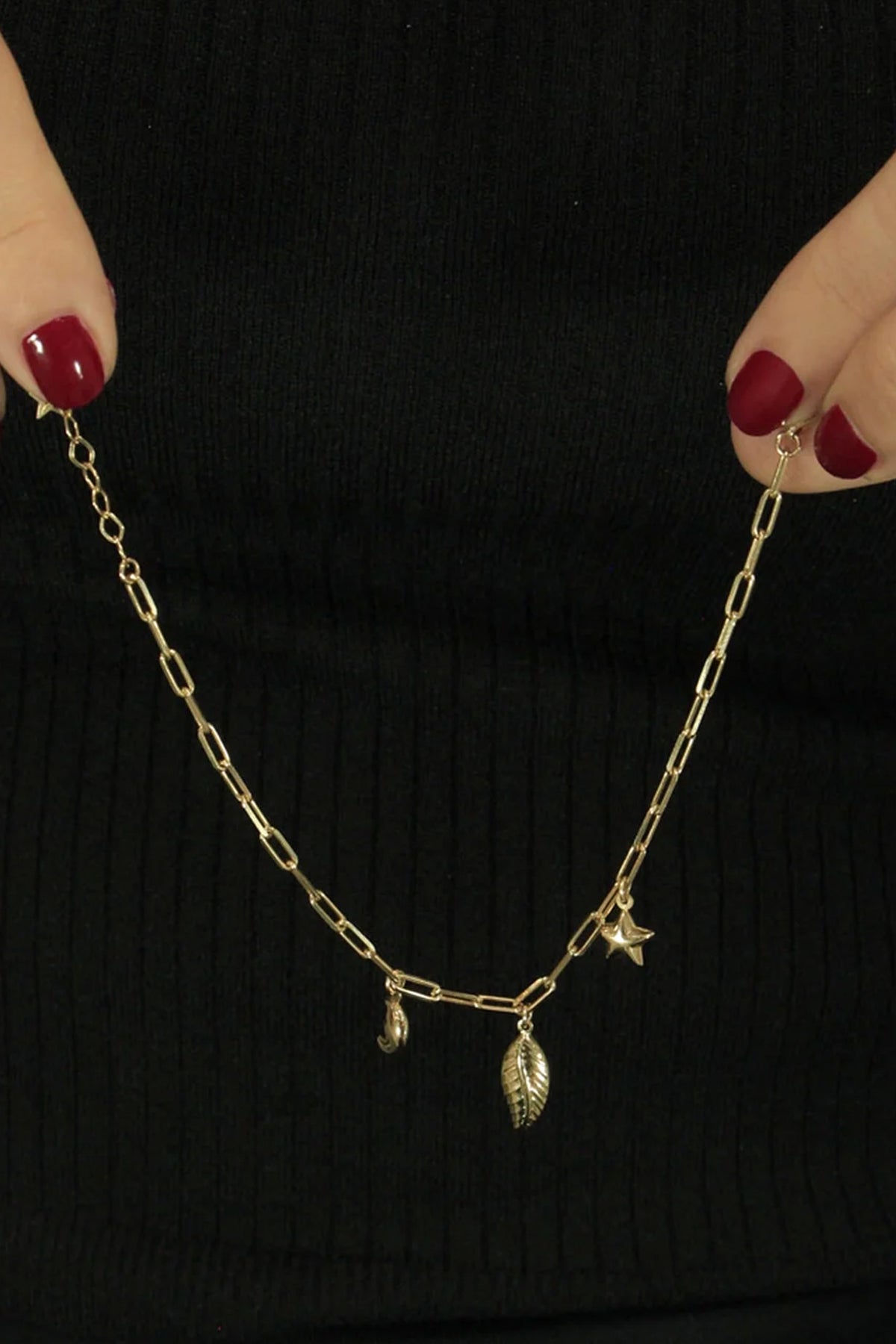 14K Gold Charm Bracelet