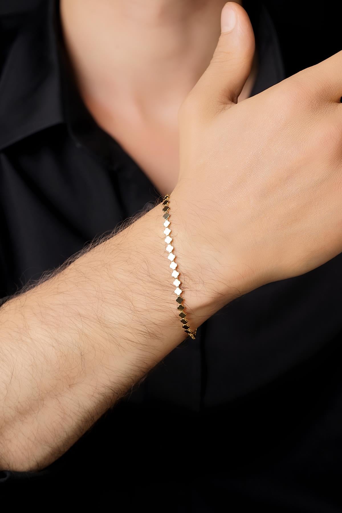 14K Gold Clover Series Bracelet