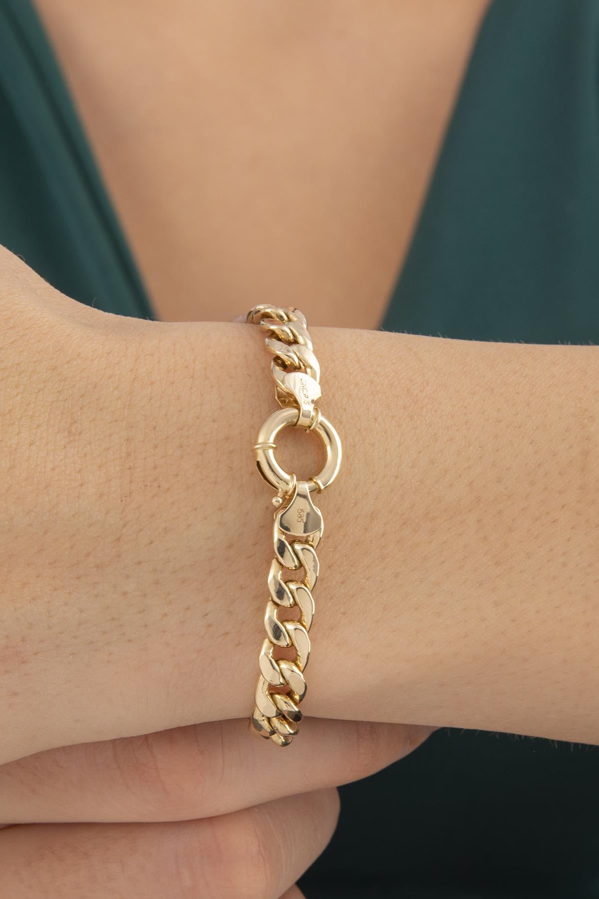 14K Gold Cuban Bracelet