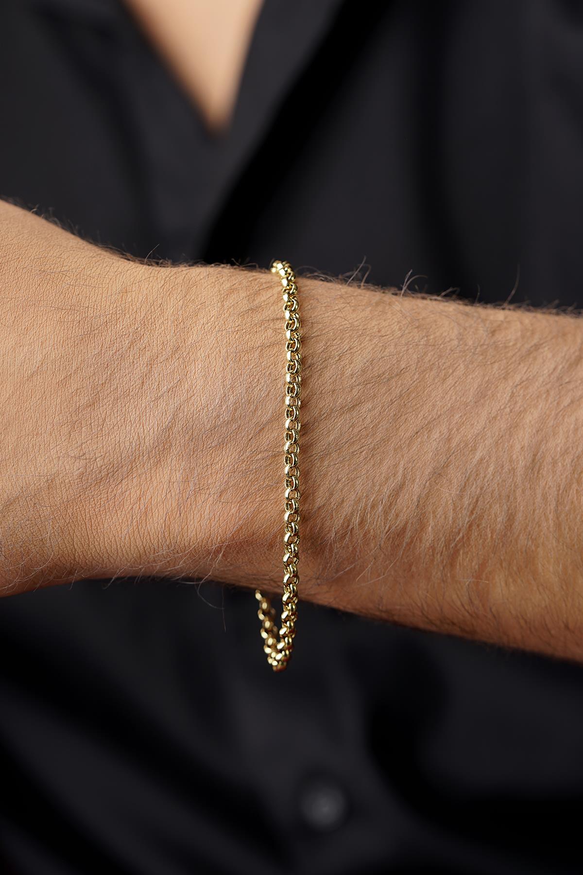 14K Gold Doch Man Bracelet