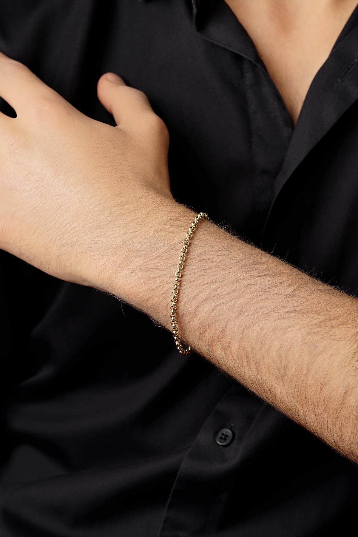 14K Gold Doch Man Bracelet