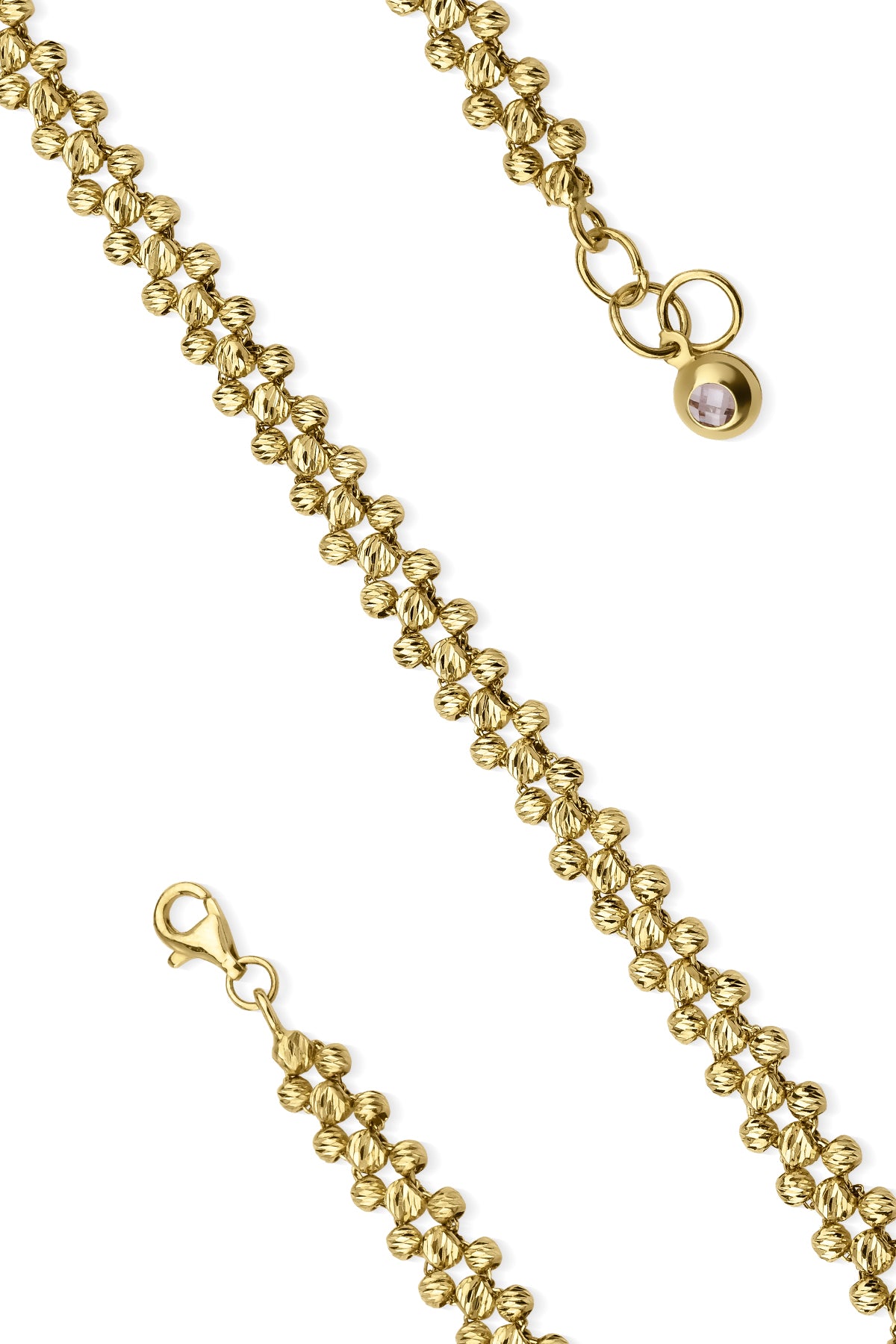 14K Gold Dorica Tarnish Resistant Adjustable Bracelet