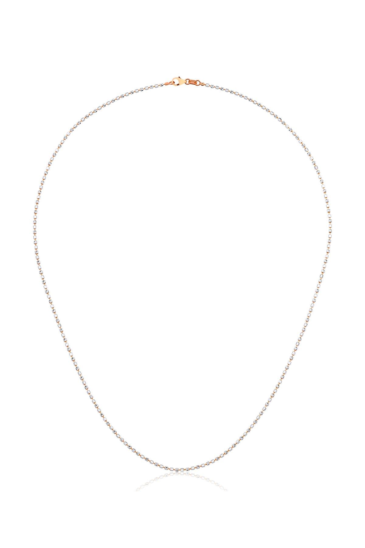 14K Gold Elegant Dorica Ball Chain