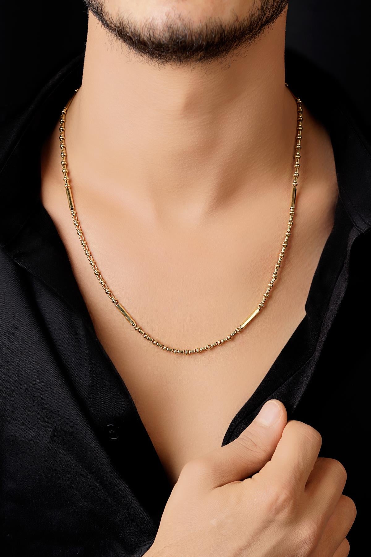 14K Gold Essence Roller Chain