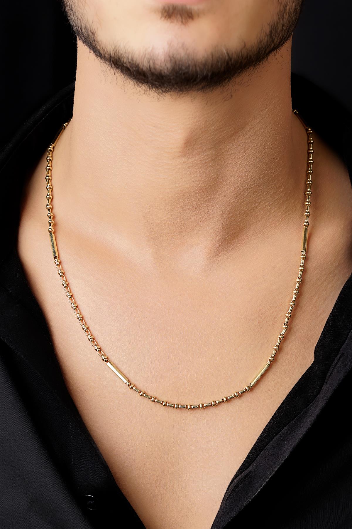 14K Gold Essence Roller Chain