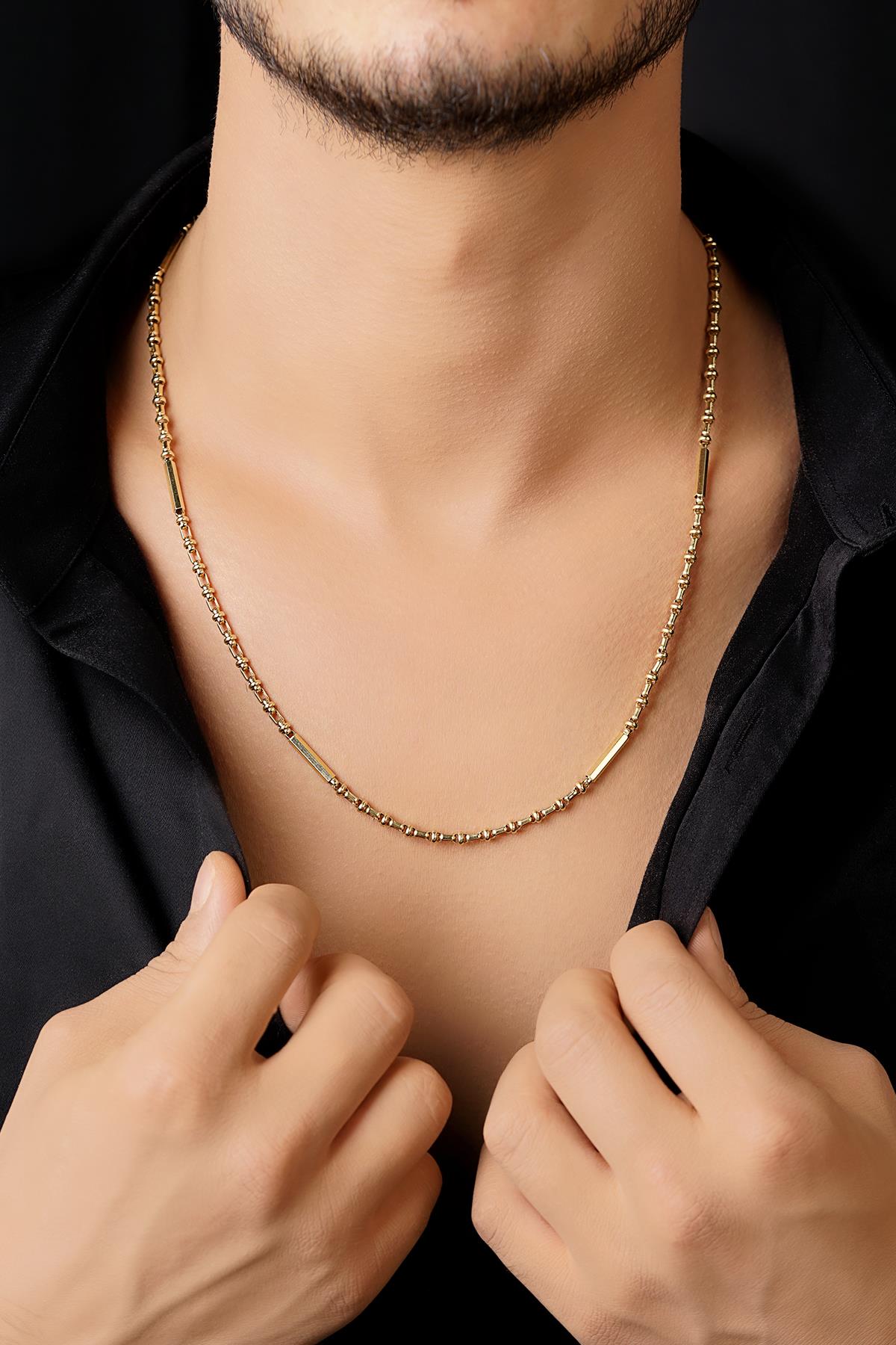 14K Gold Essence Roller Chain