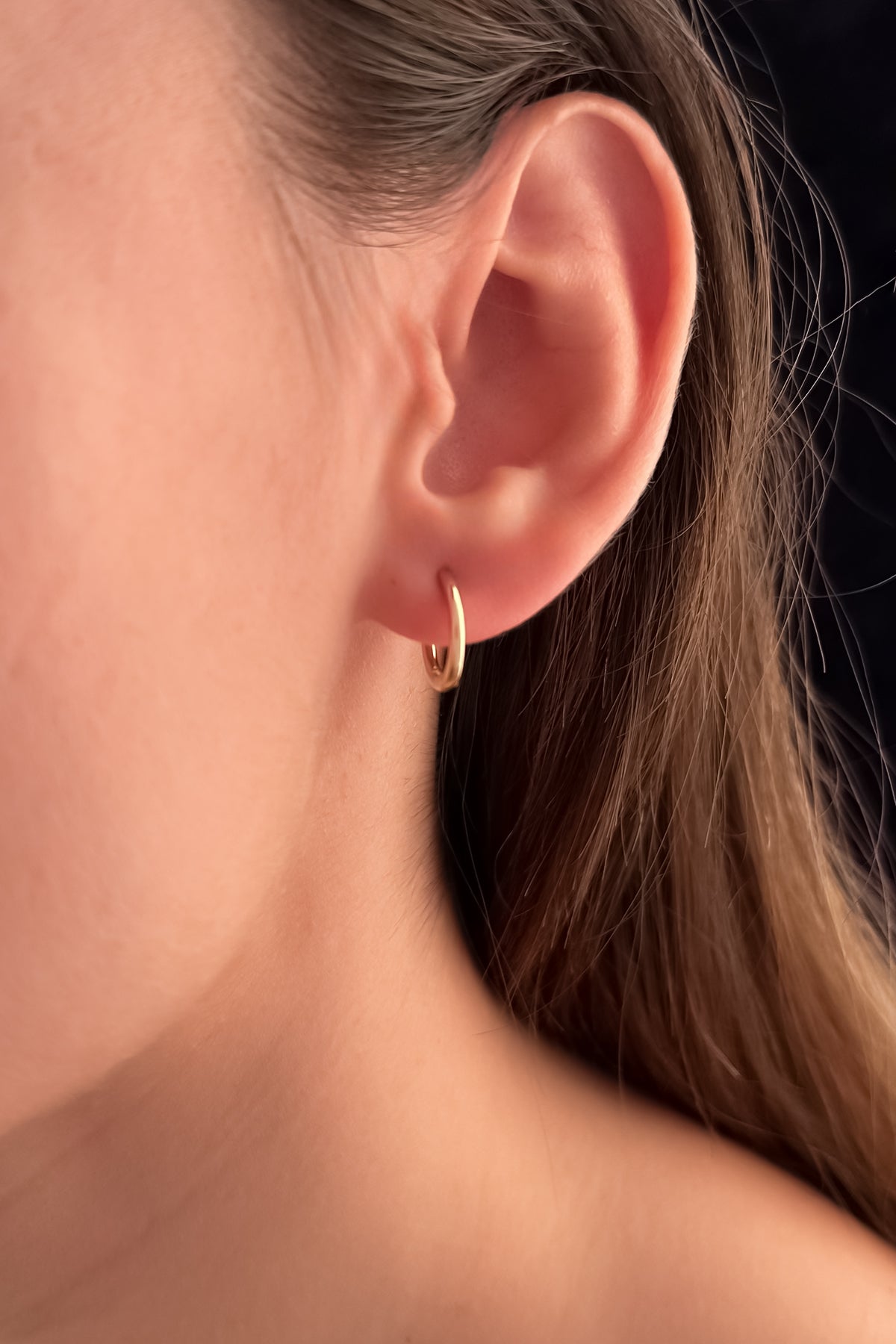 14K Gold Filled Huggie Earrings