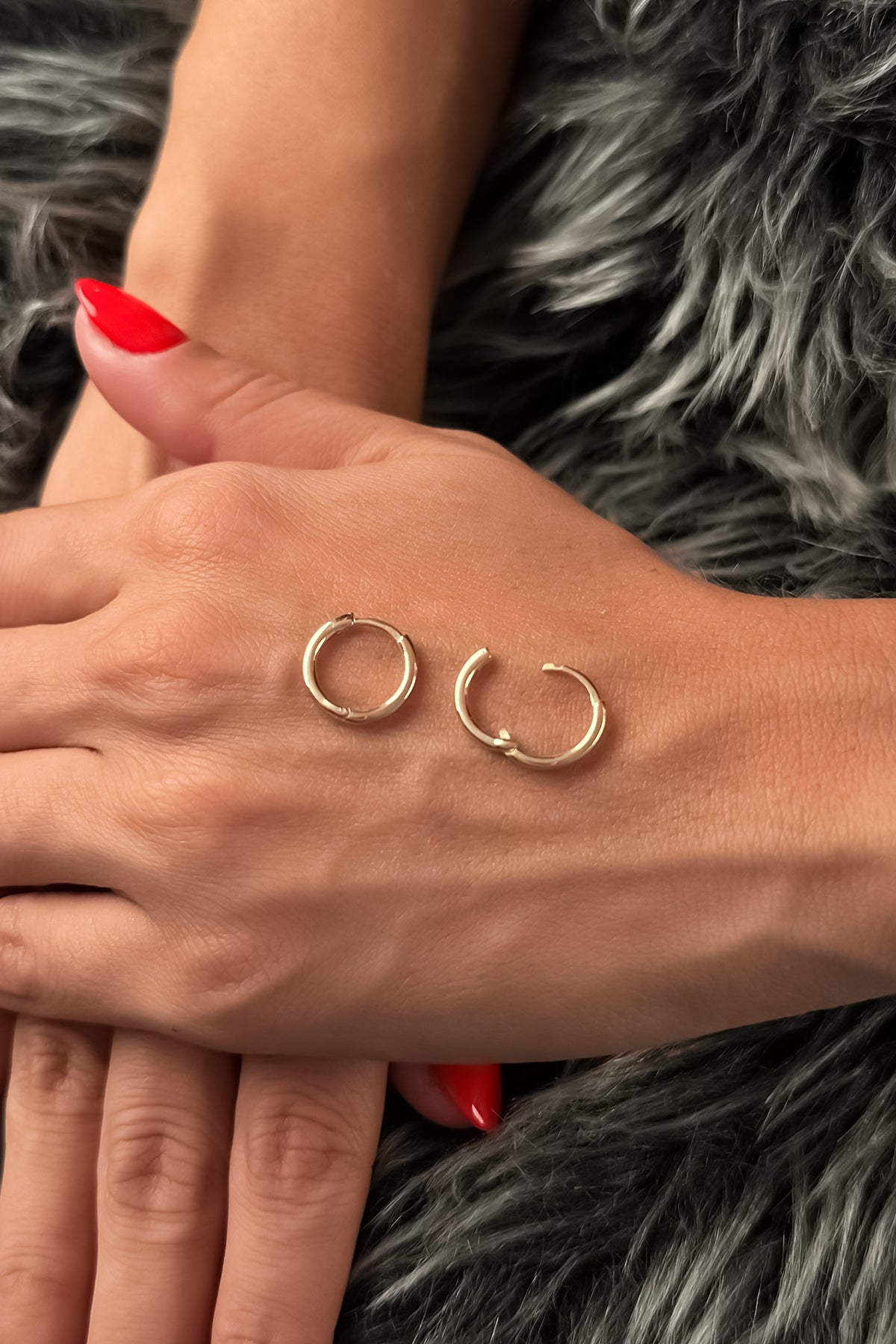 14K Gold Filled Huggie Earrings