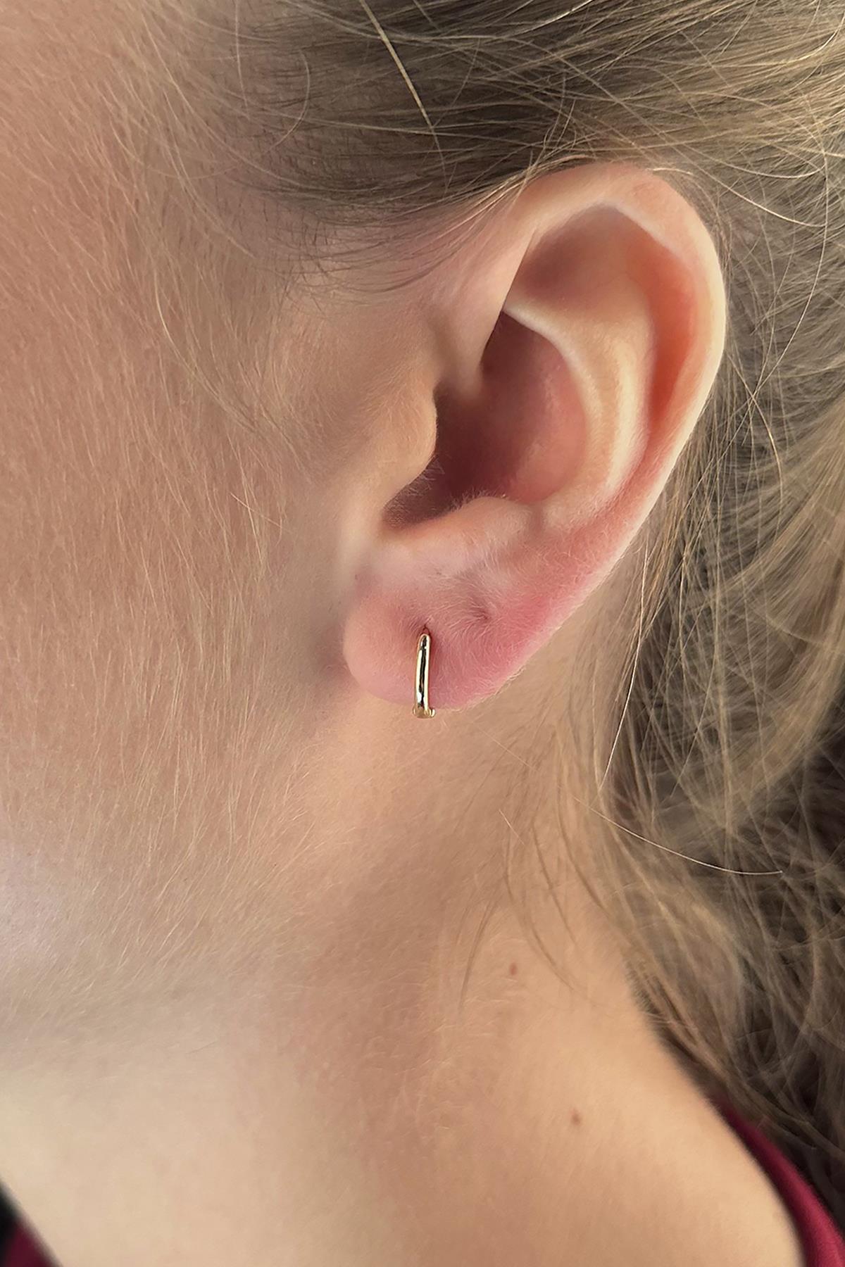 14K Gold Filled Small Huggie Earrings 1