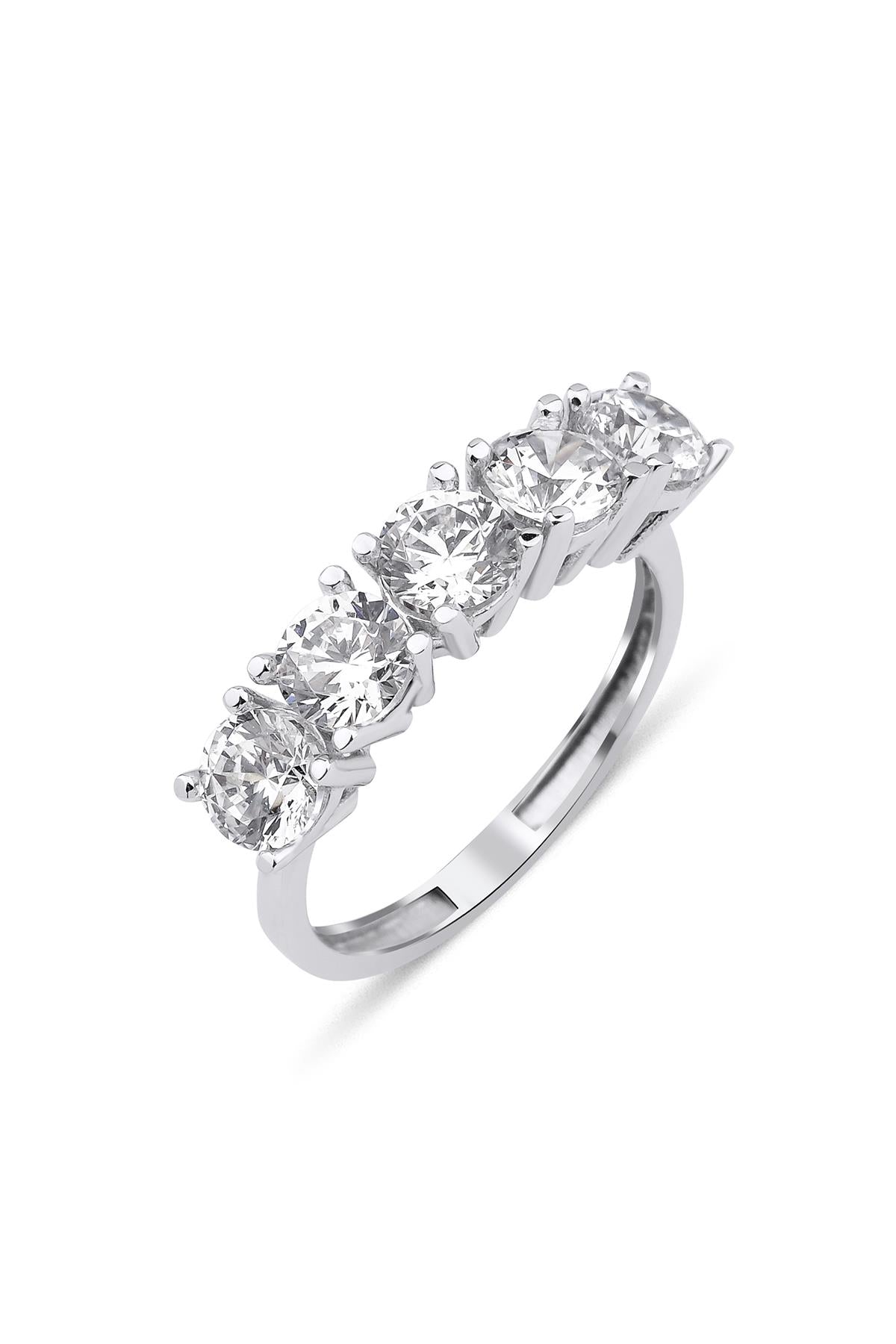 14K Gold Five-Stone Ring