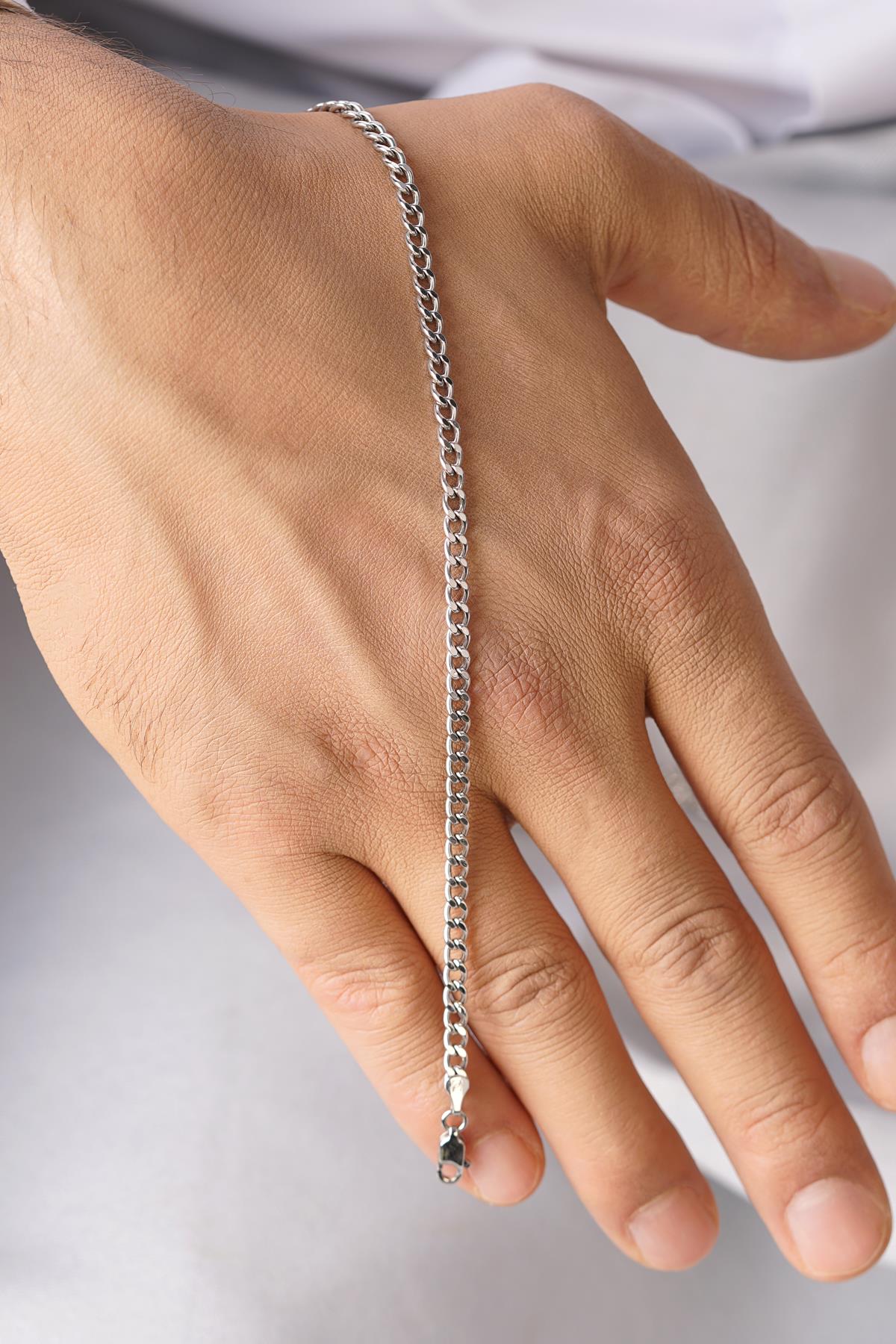 14K Solid Gold Flat Cuban Chain 0.143 inch