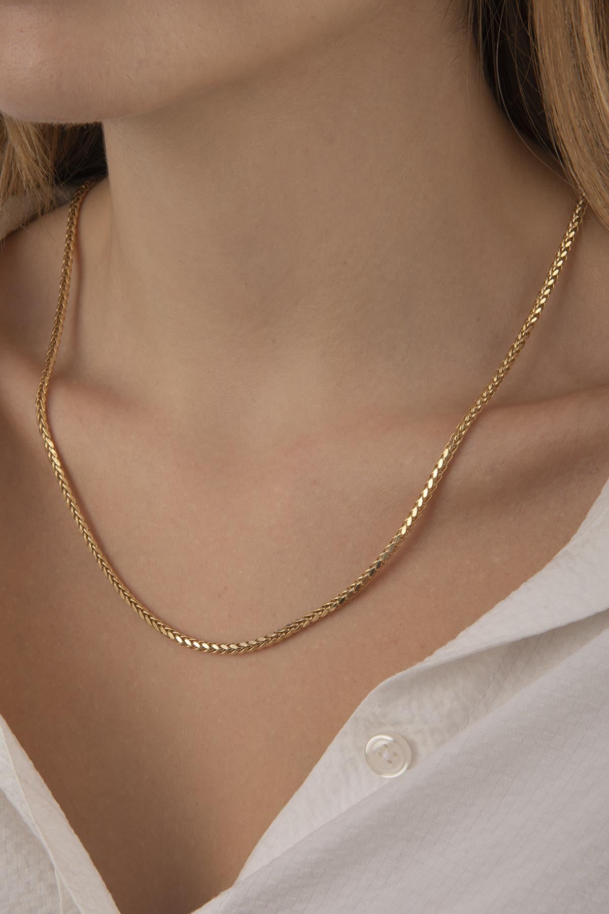 14K Gold Franco Chain 0.114 inch