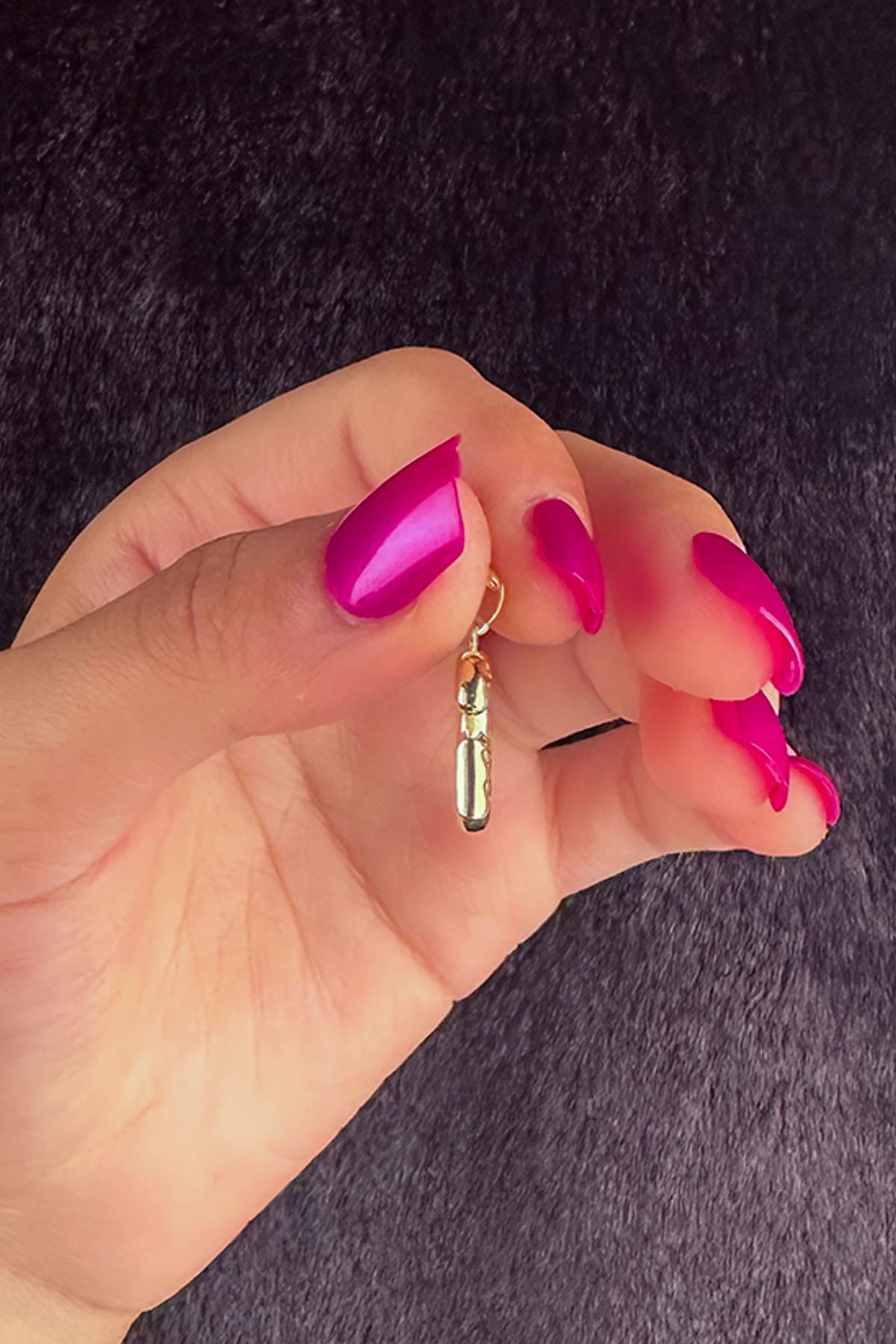 14K Gold G Letter Charm