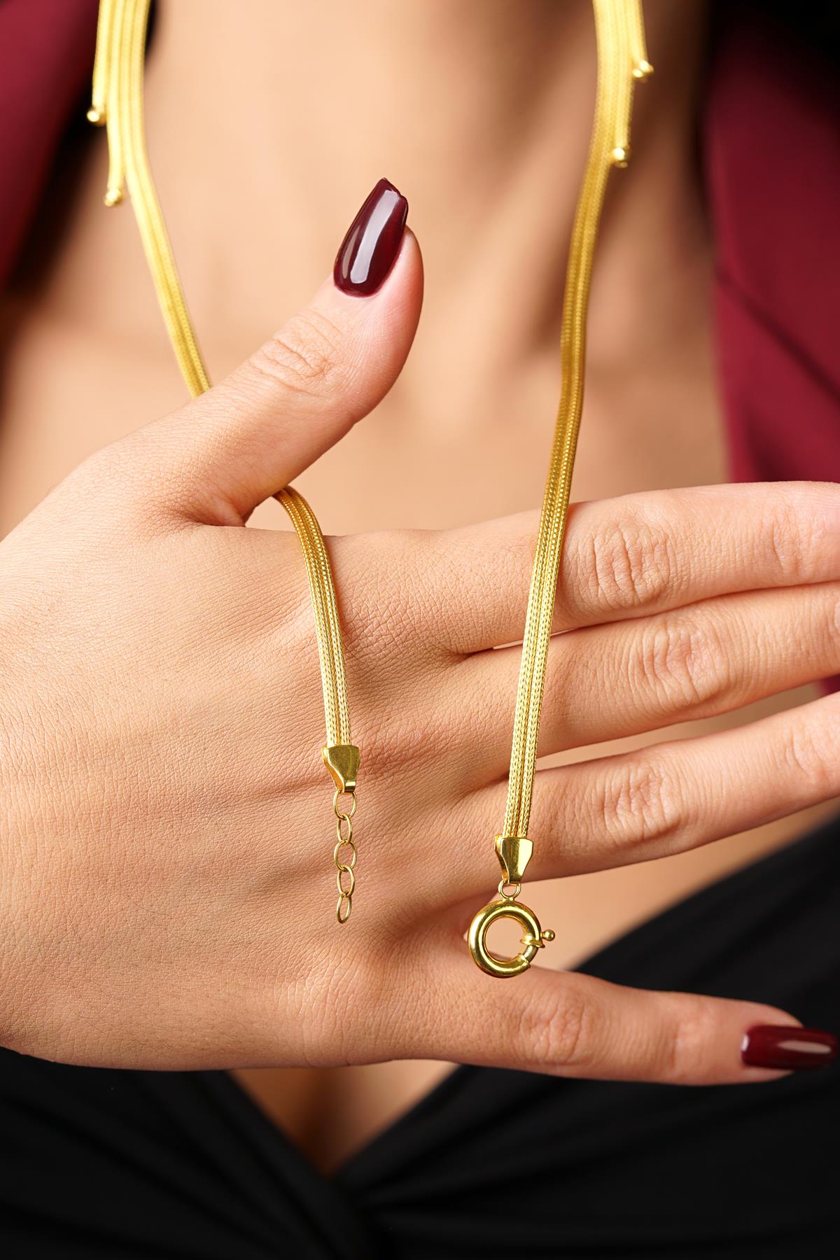 14K Gold Golden Aura Necklace