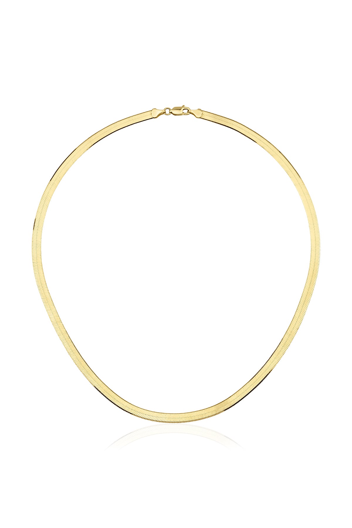 14K Gold Herringbone Chain 0.169 inch