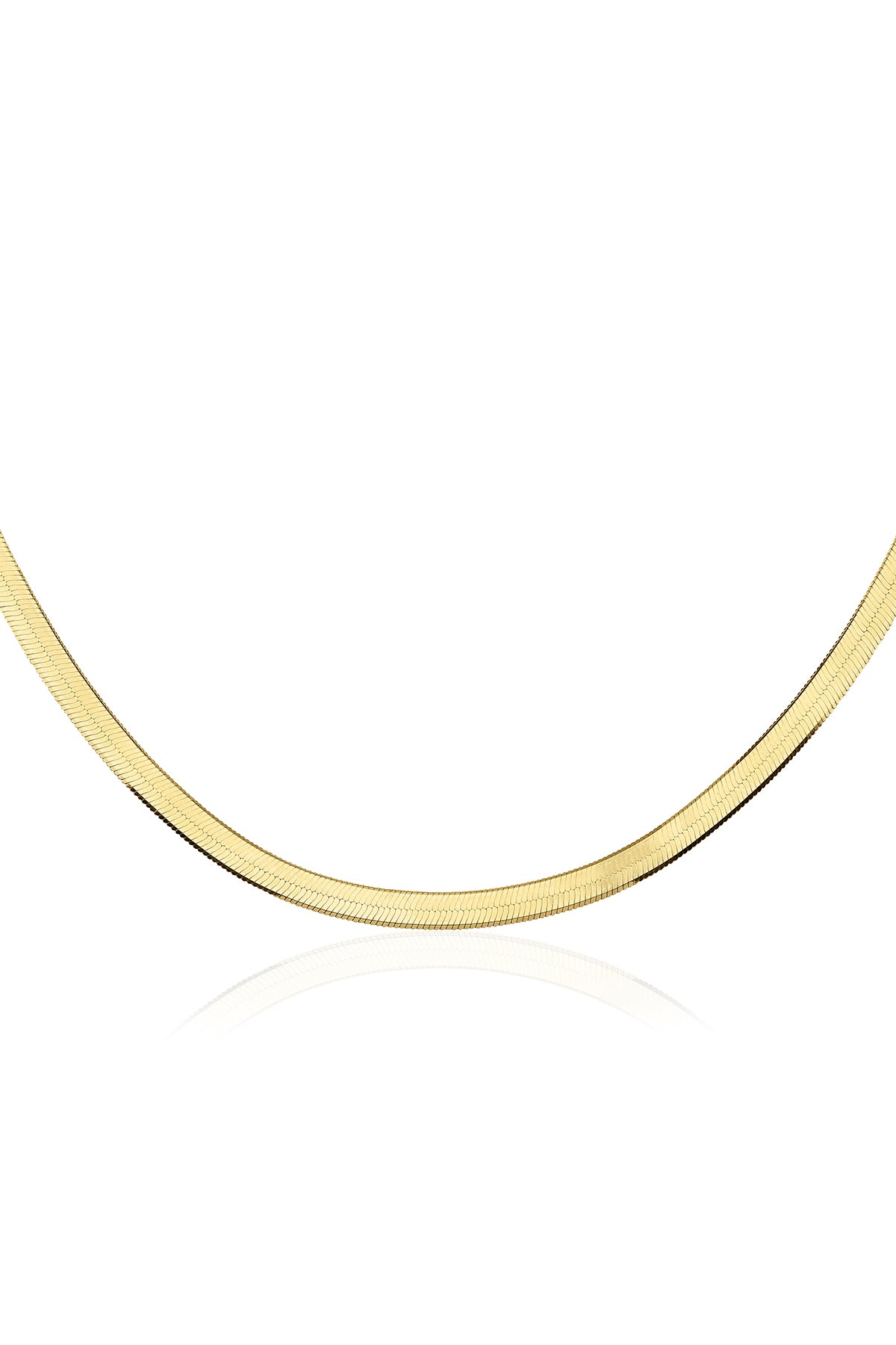 14K Gold Herringbone Chain 0.169 inch