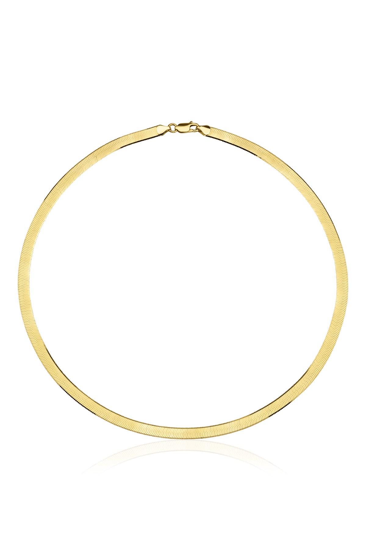 14K Gold Herringbone Chain 0.204 inch