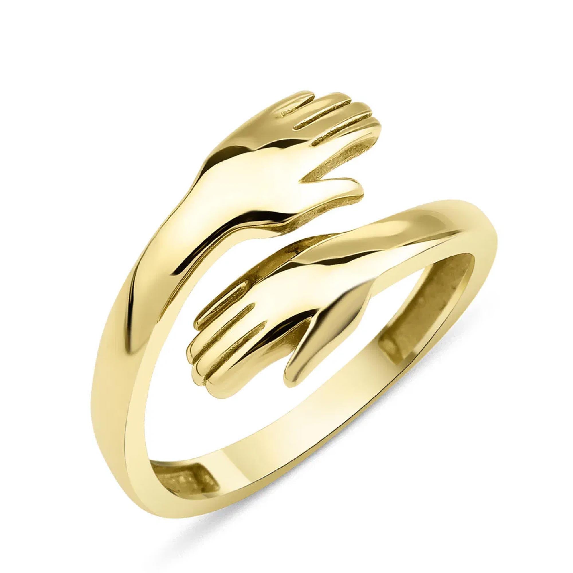 14K Gold Hug Ring