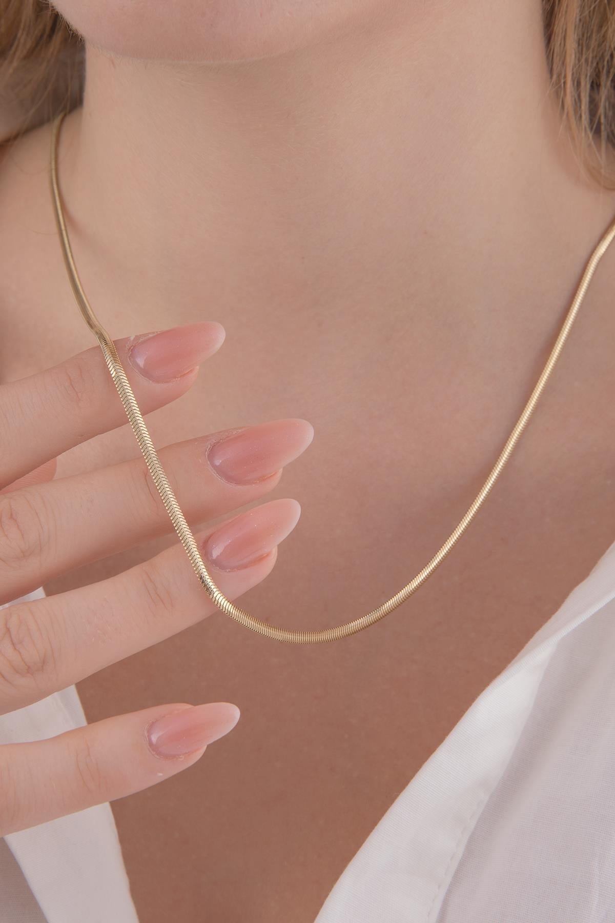 14K Gold Italian Chain Necklace