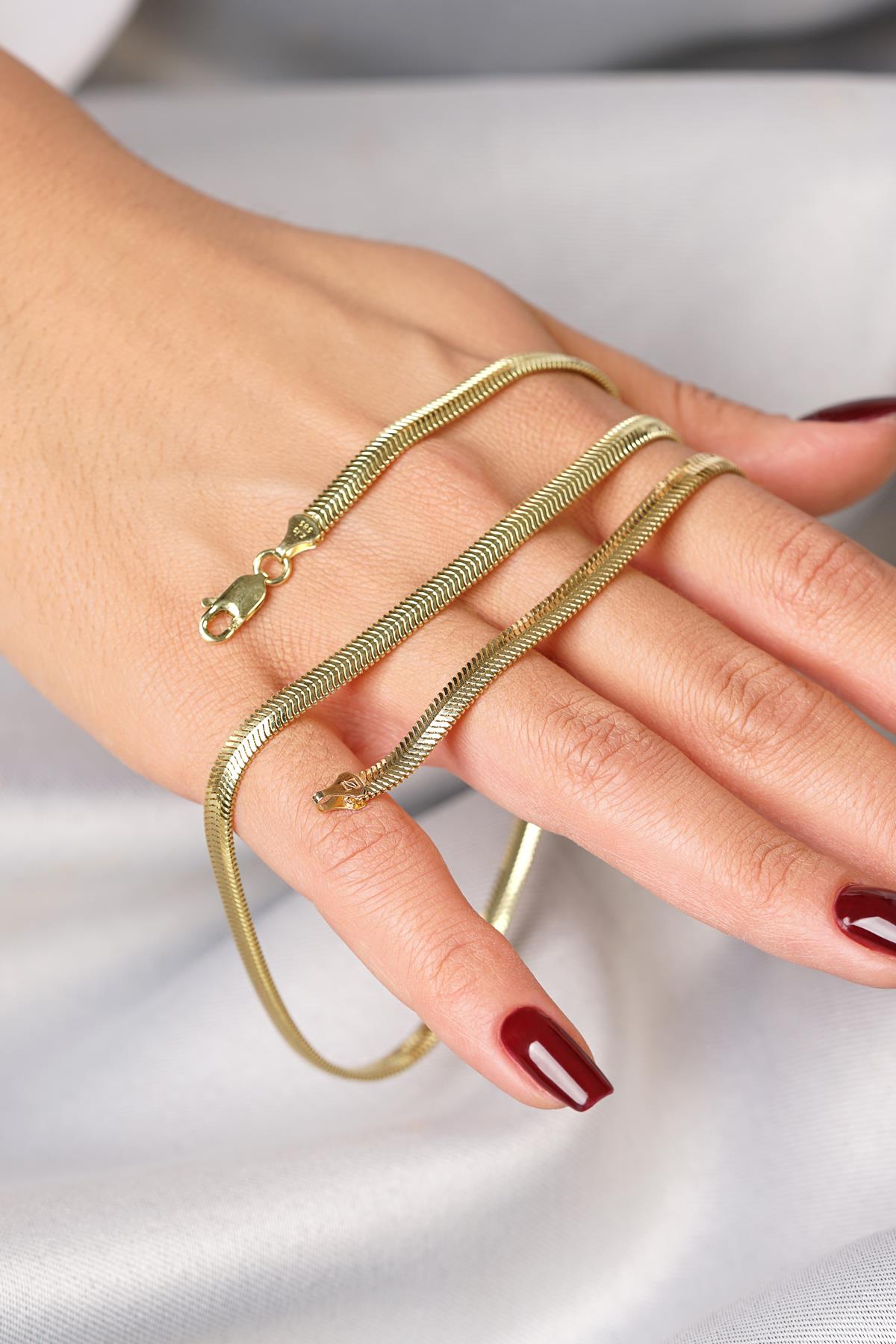 14K Gold İtalian Snake Chain 0.169 inch