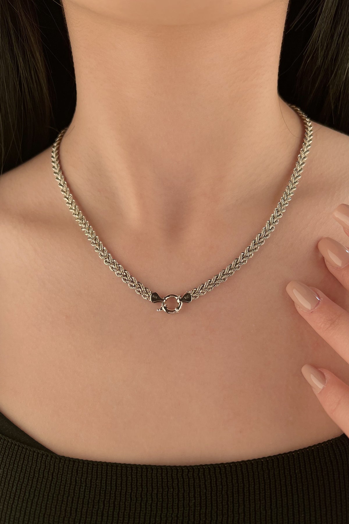 14K Gold Knitted Chain 0.188 inch