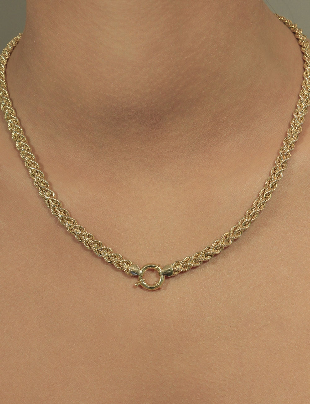 14K Gold Knitted Chain 0.220 inch