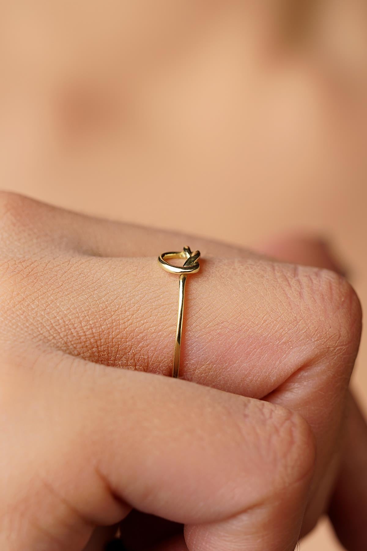 14K Gold Knot Ring