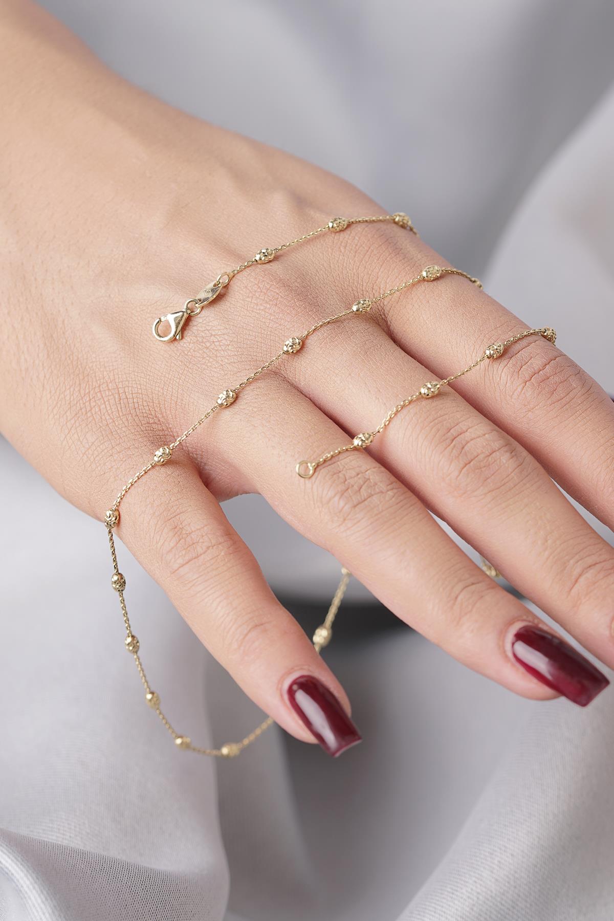 14K Gold Lumina Balls Chain
