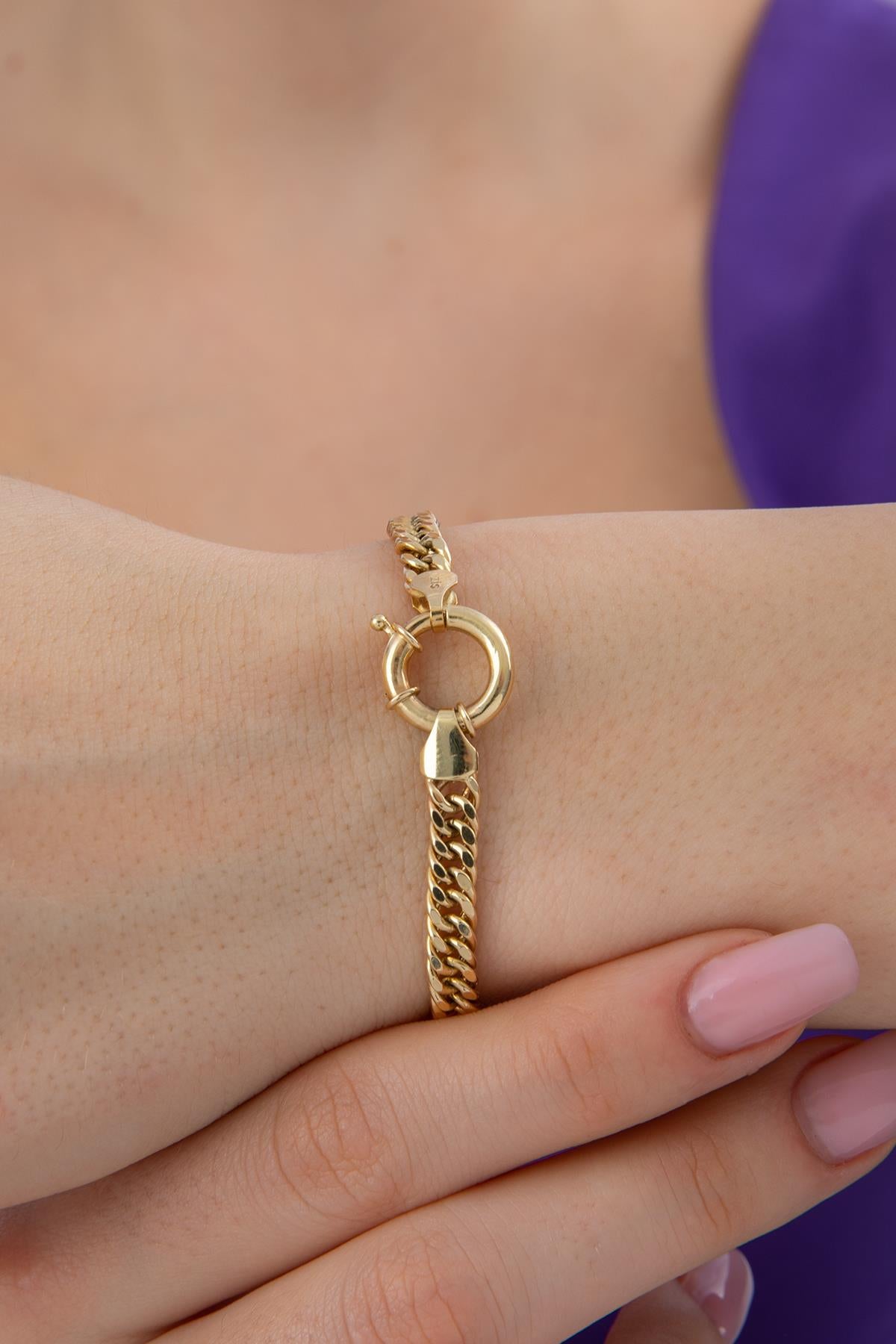 14K Gold Miami Cuban Bracelet