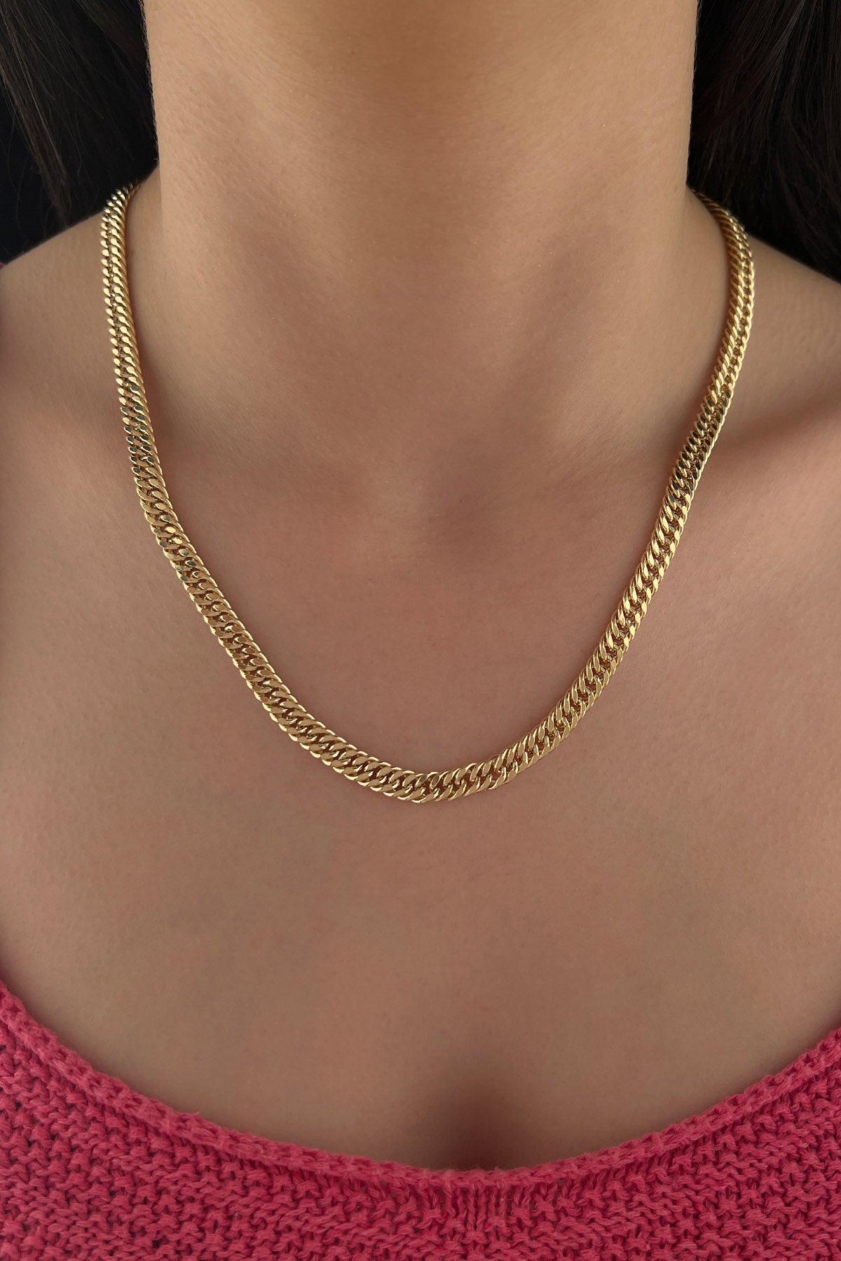 14K Gold Miami Curb Chain 0.246 inch