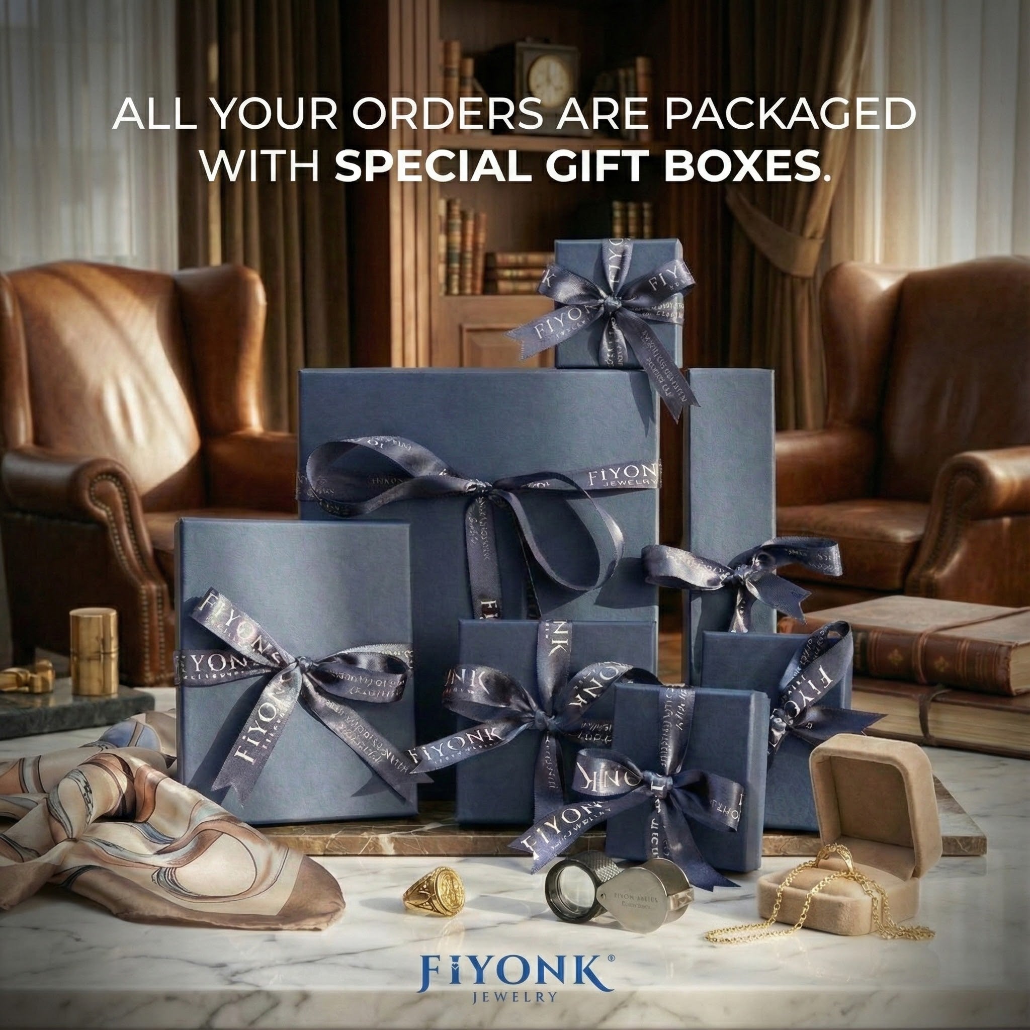 14K Gold Mirror Chain North Star Necklace