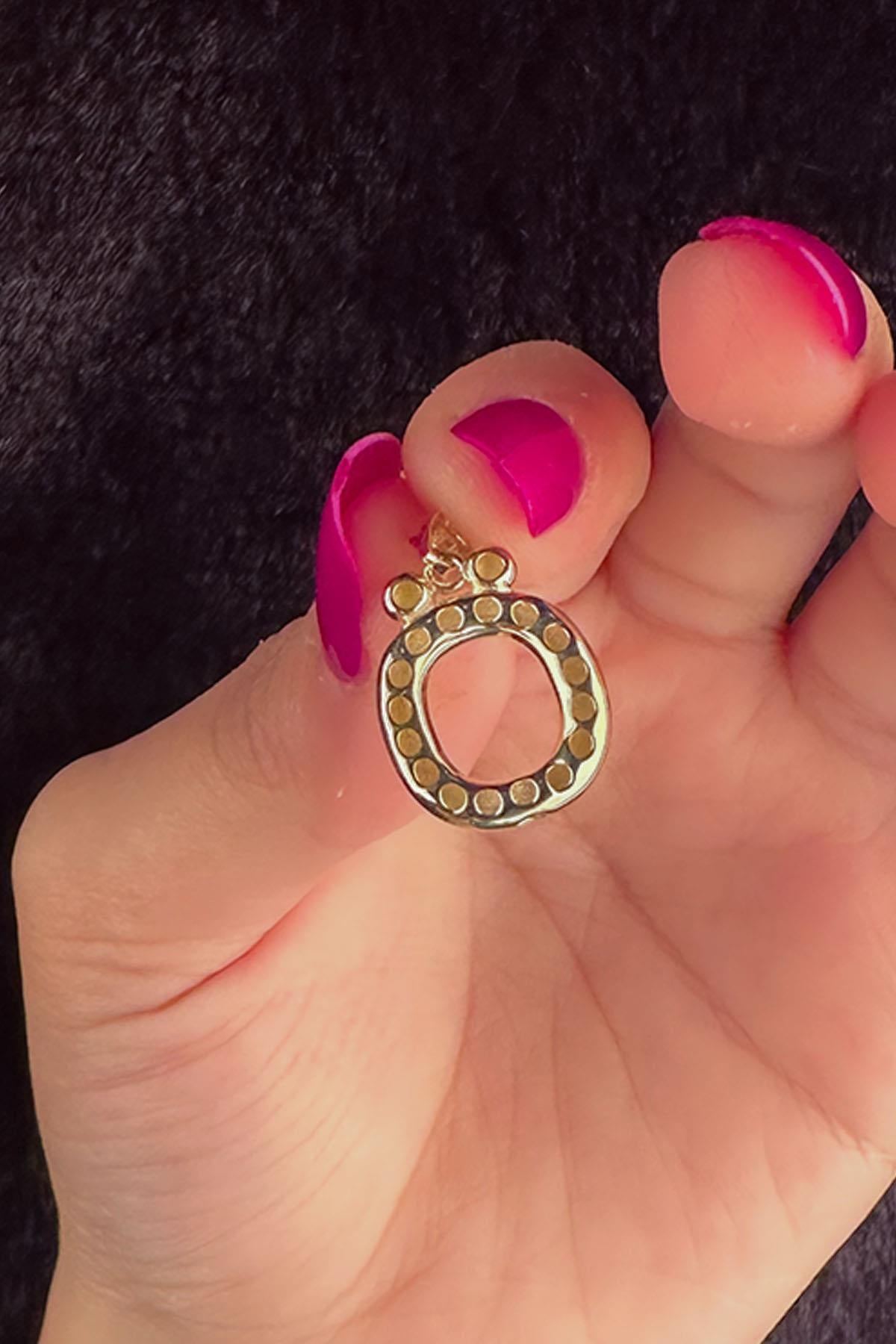 14K Gold Ö Letter Charm