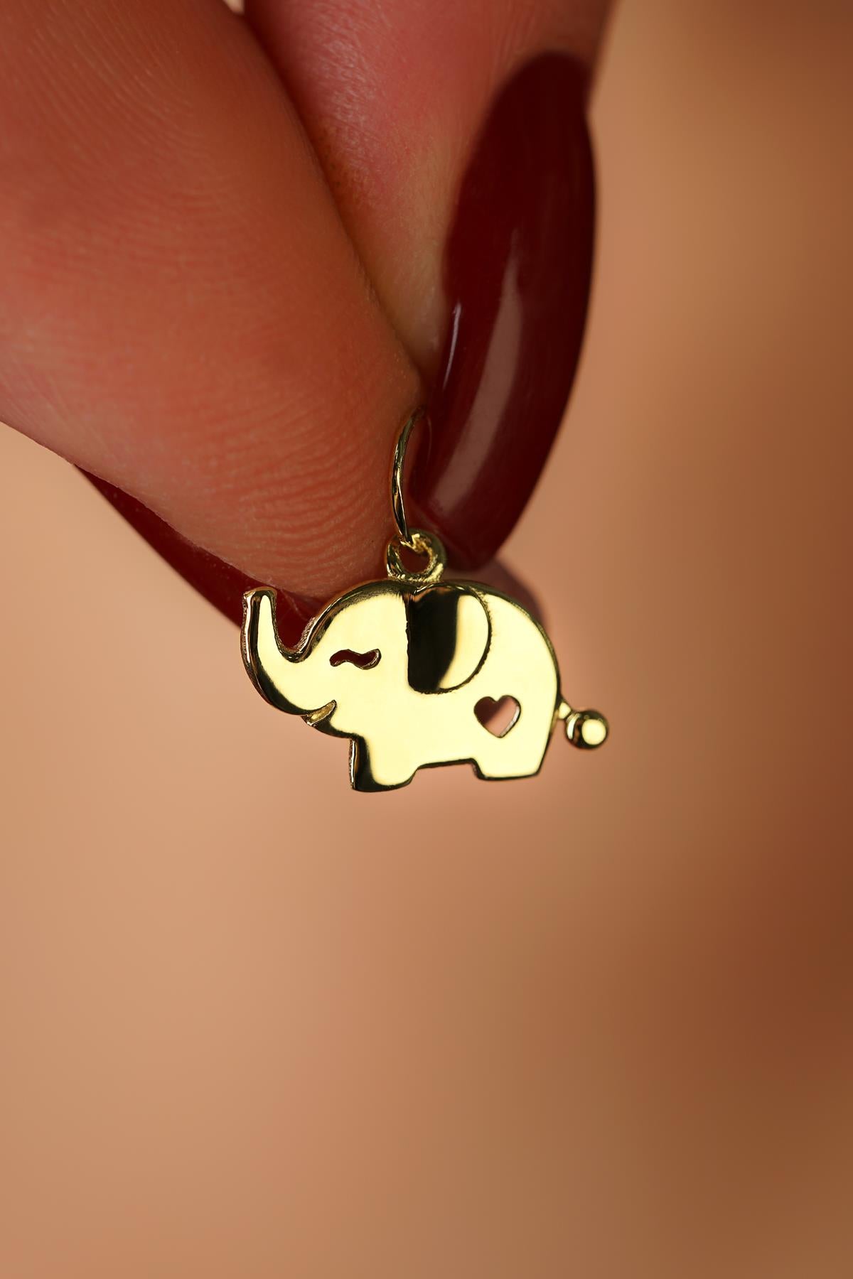 14K Gold Paw Pendant